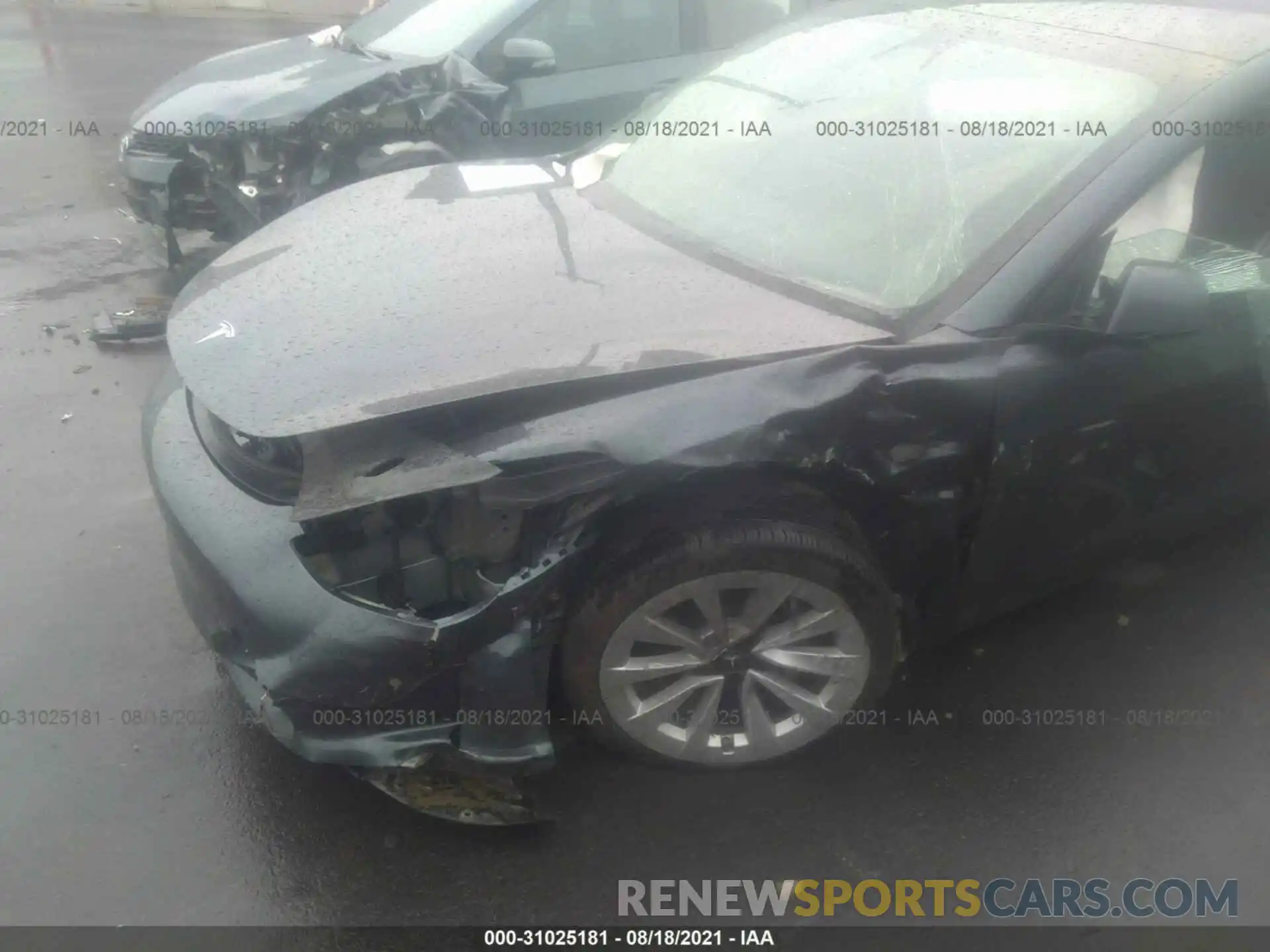 6 Photograph of a damaged car 5YJ3E1EB5MF862975 TESLA MODEL 3 2021