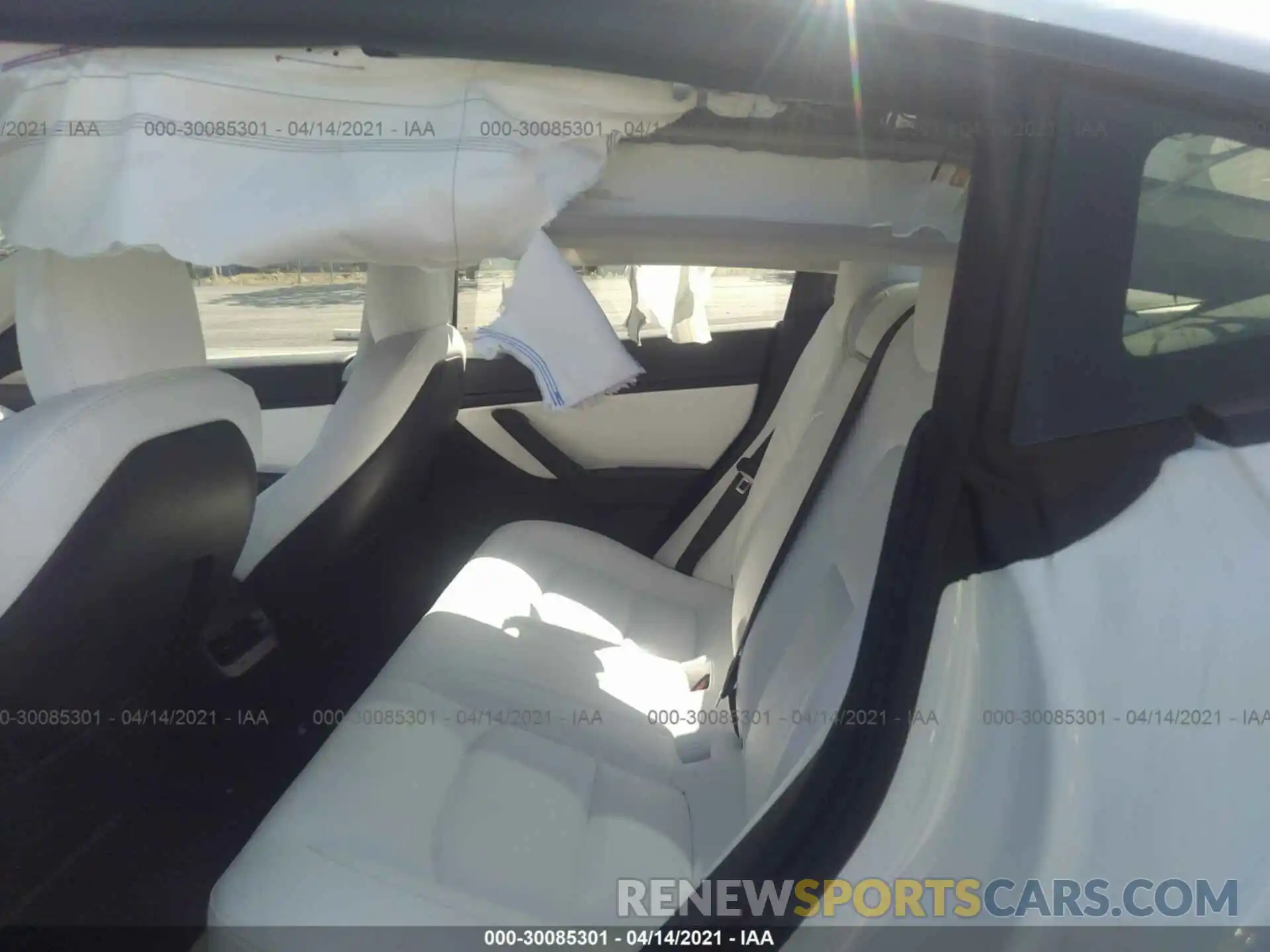 8 Photograph of a damaged car 5YJ3E1EB5MF876181 TESLA MODEL 3 2021