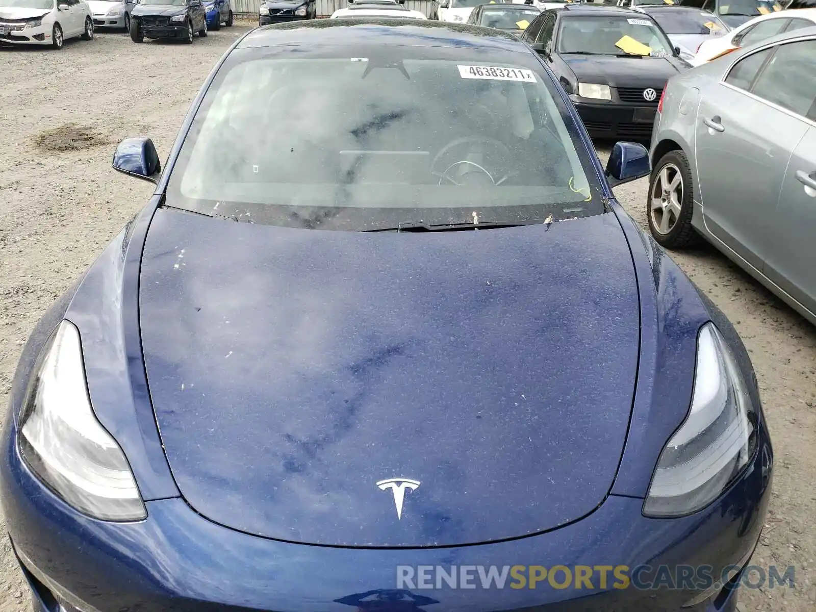 7 Фотография поврежденного автомобиля 5YJ3E1EB5MF924598 TESLA MODEL 3 2021