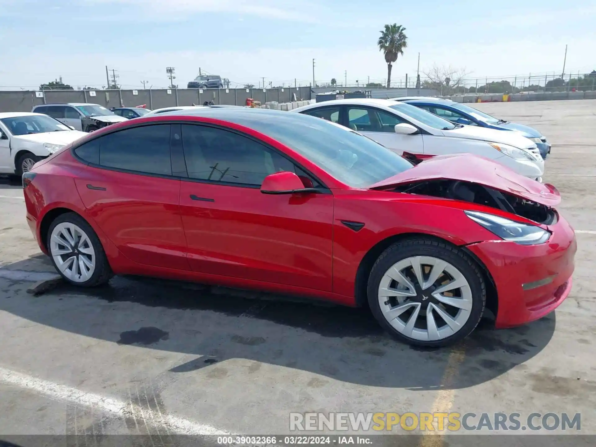 13 Photograph of a damaged car 5YJ3E1EB5MF926898 TESLA MODEL 3 2021