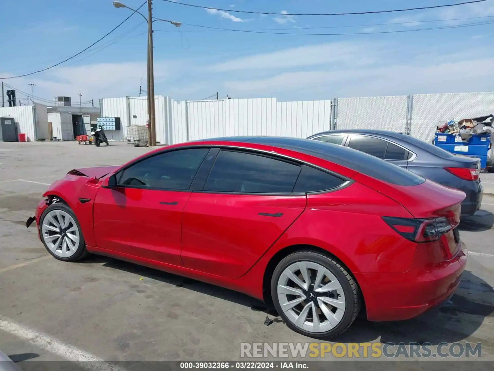 14 Photograph of a damaged car 5YJ3E1EB5MF926898 TESLA MODEL 3 2021