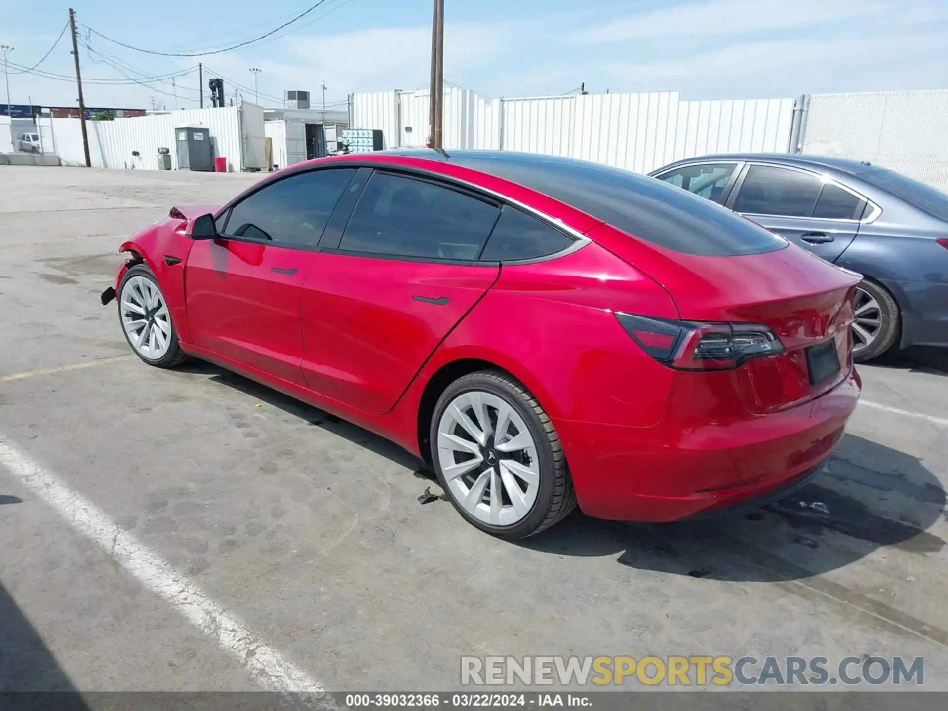 3 Photograph of a damaged car 5YJ3E1EB5MF926898 TESLA MODEL 3 2021