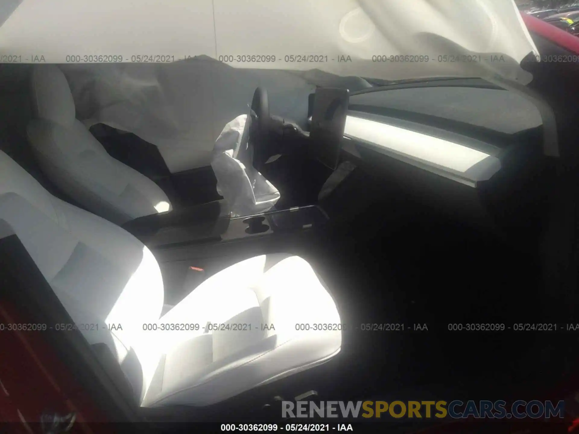 5 Photograph of a damaged car 5YJ3E1EB5MF927047 TESLA MODEL 3 2021