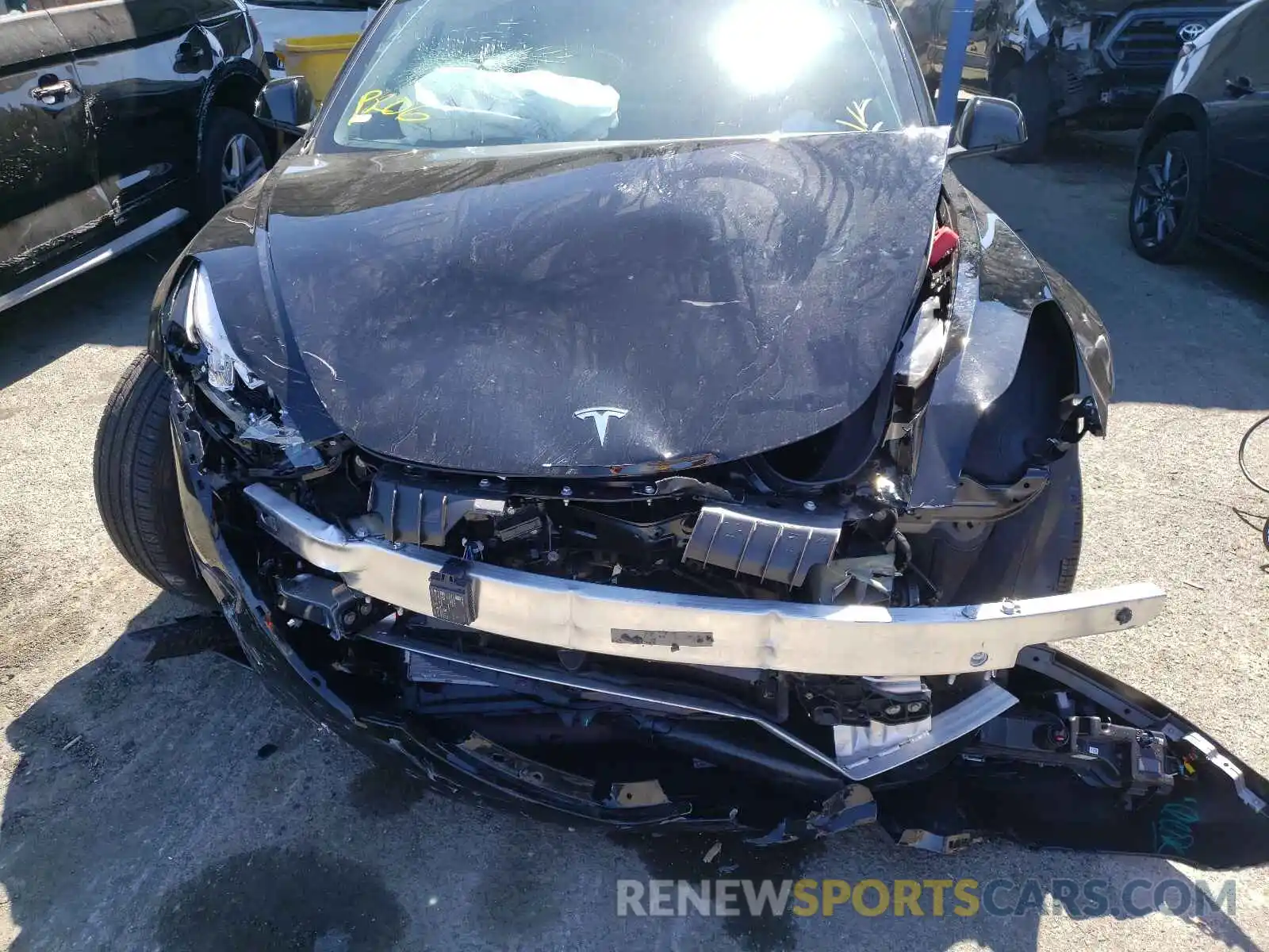 7 Photograph of a damaged car 5YJ3E1EB5MF937237 TESLA MODEL 3 2021