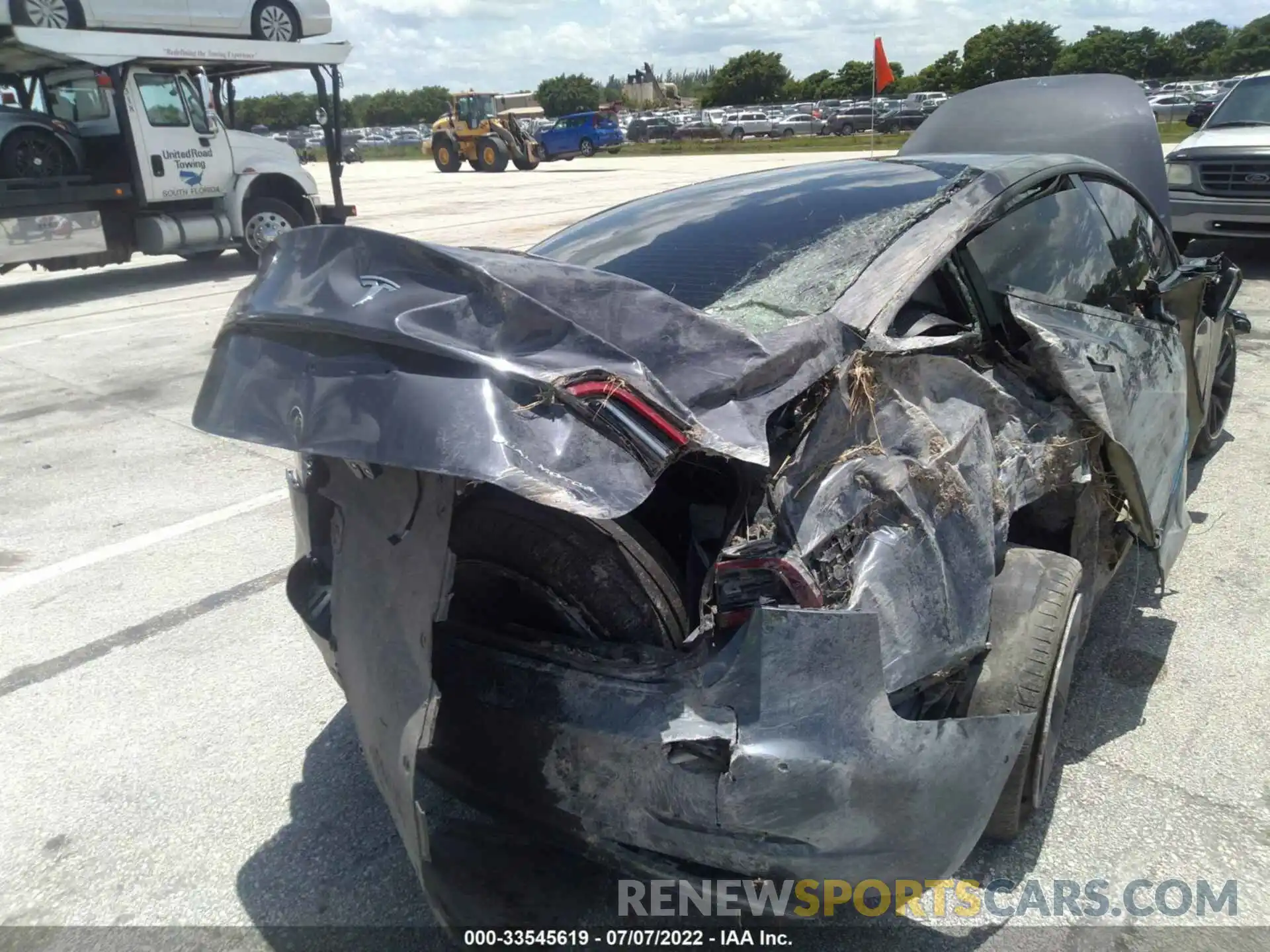 6 Photograph of a damaged car 5YJ3E1EB5MF974420 TESLA MODEL 3 2021