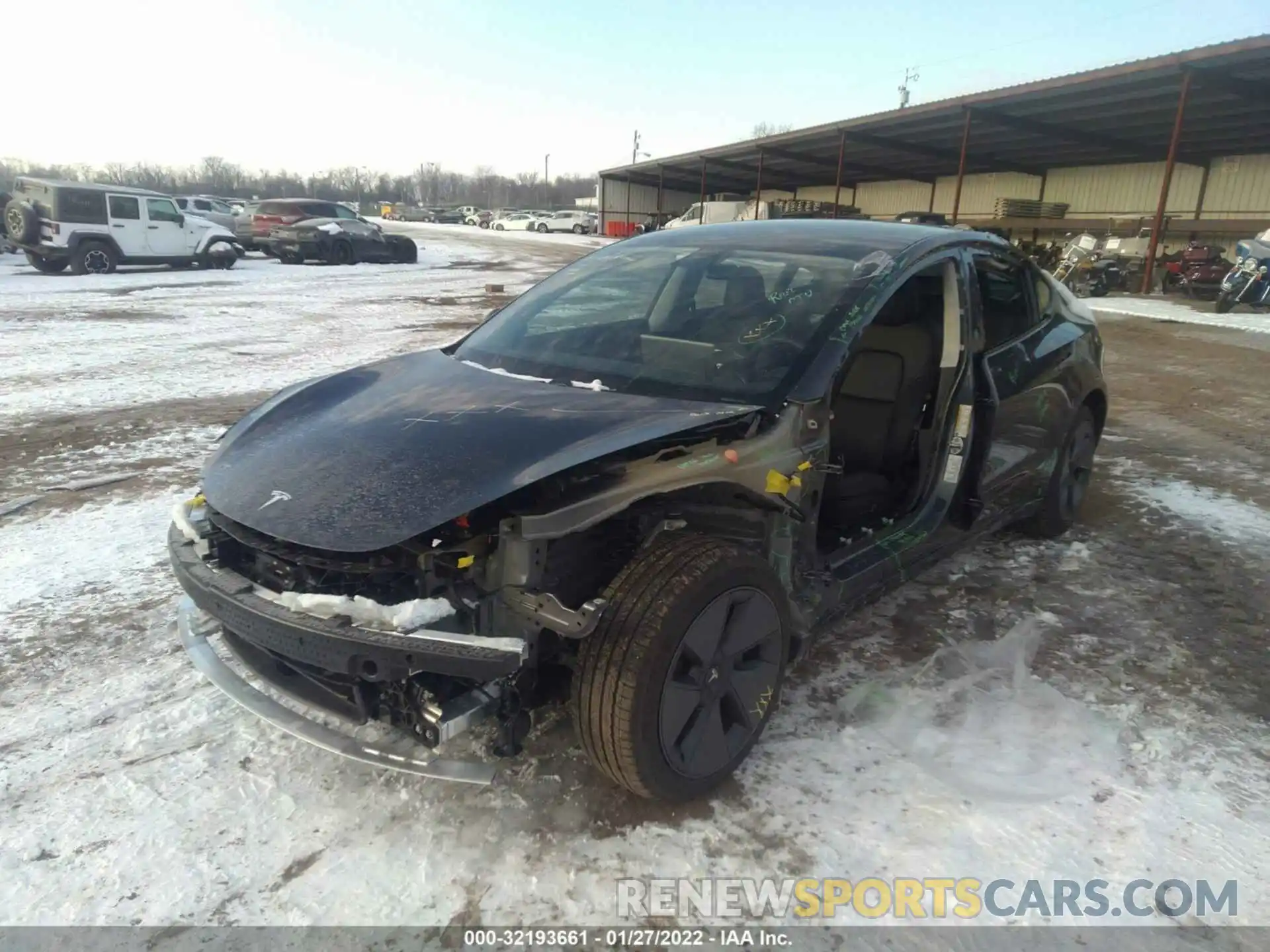 6 Photograph of a damaged car 5YJ3E1EB5MF983957 TESLA MODEL 3 2021