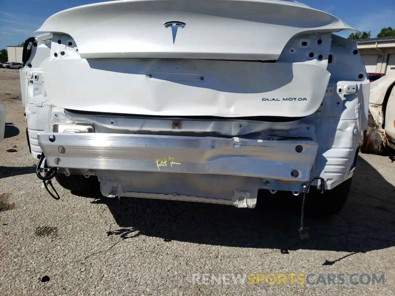 9 Photograph of a damaged car 5YJ3E1EB5MF992755 TESLA MODEL 3 2021