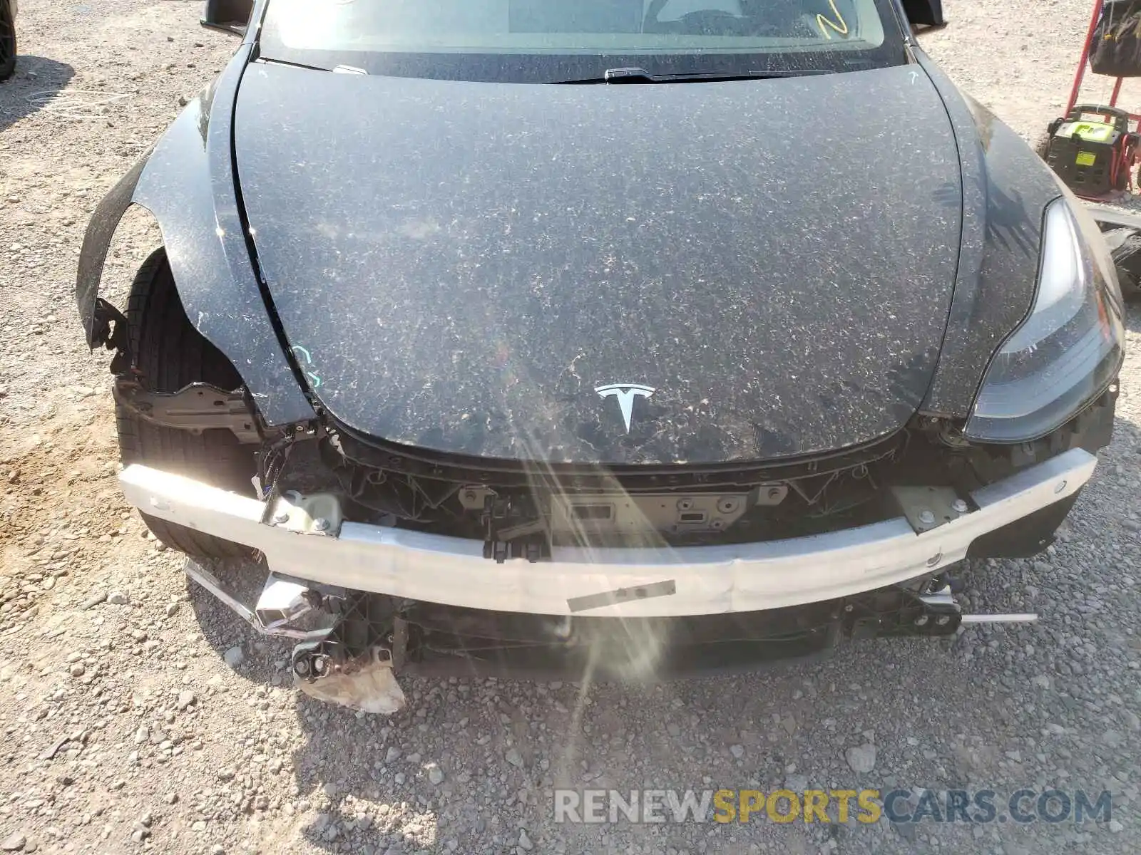 9 Photograph of a damaged car 5YJ3E1EB5MF992836 TESLA MODEL 3 2021