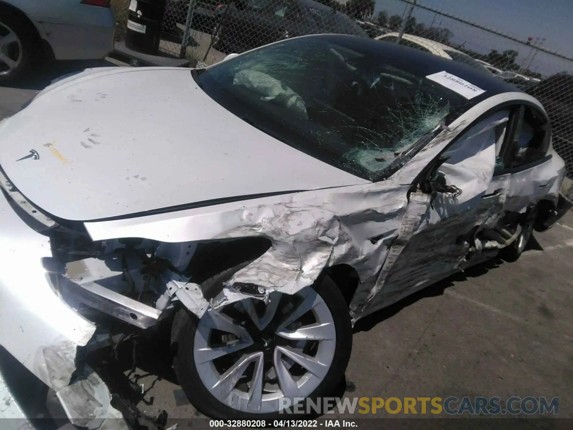 6 Photograph of a damaged car 5YJ3E1EB6MF010148 TESLA MODEL 3 2021