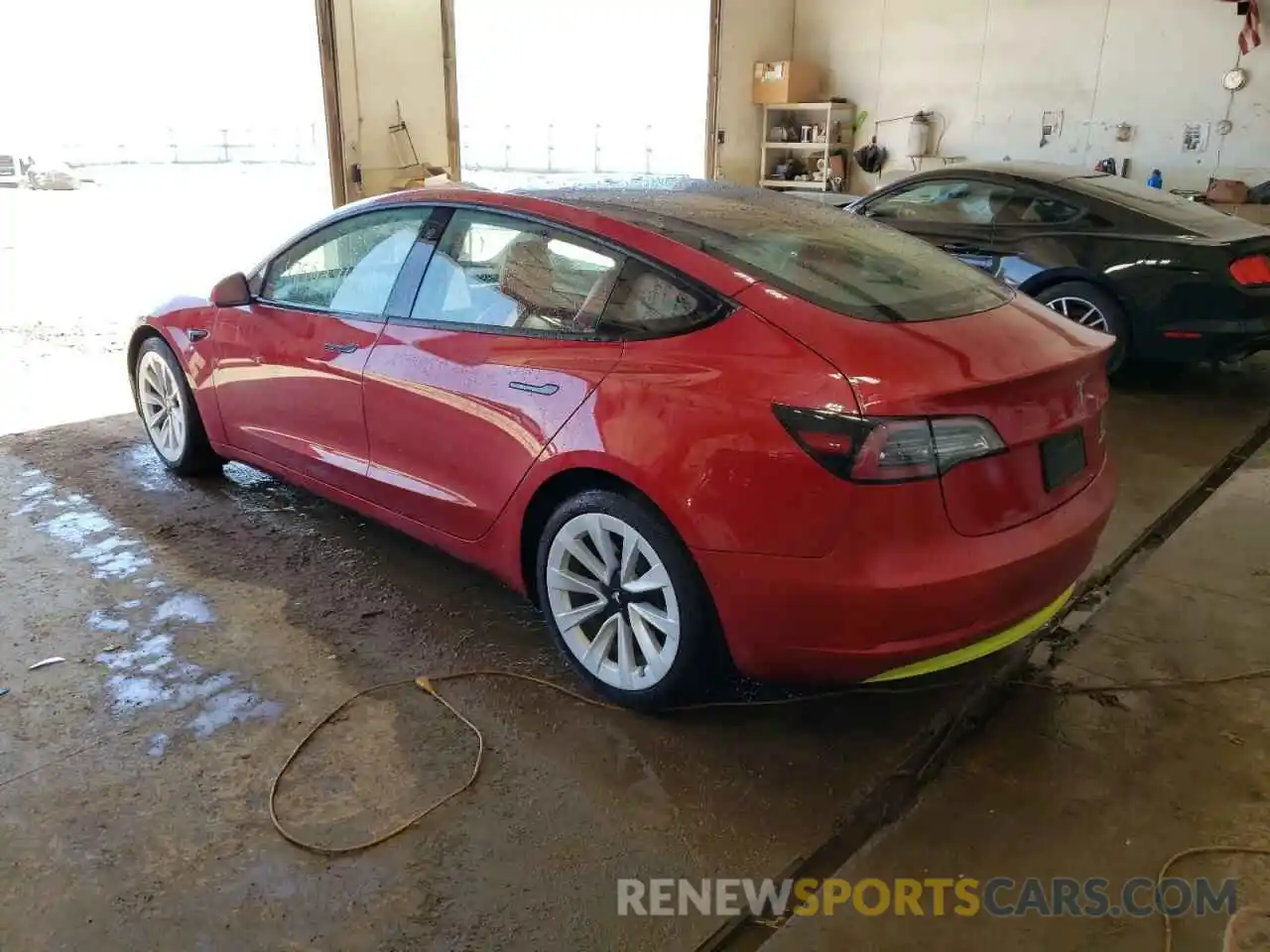 3 Фотография поврежденного автомобиля 5YJ3E1EB6MF013079 TESLA MODEL 3 2021