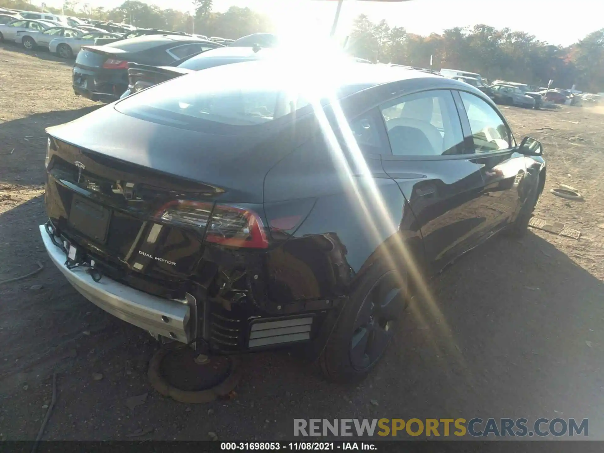 4 Photograph of a damaged car 5YJ3E1EB6MF053002 TESLA MODEL 3 2021