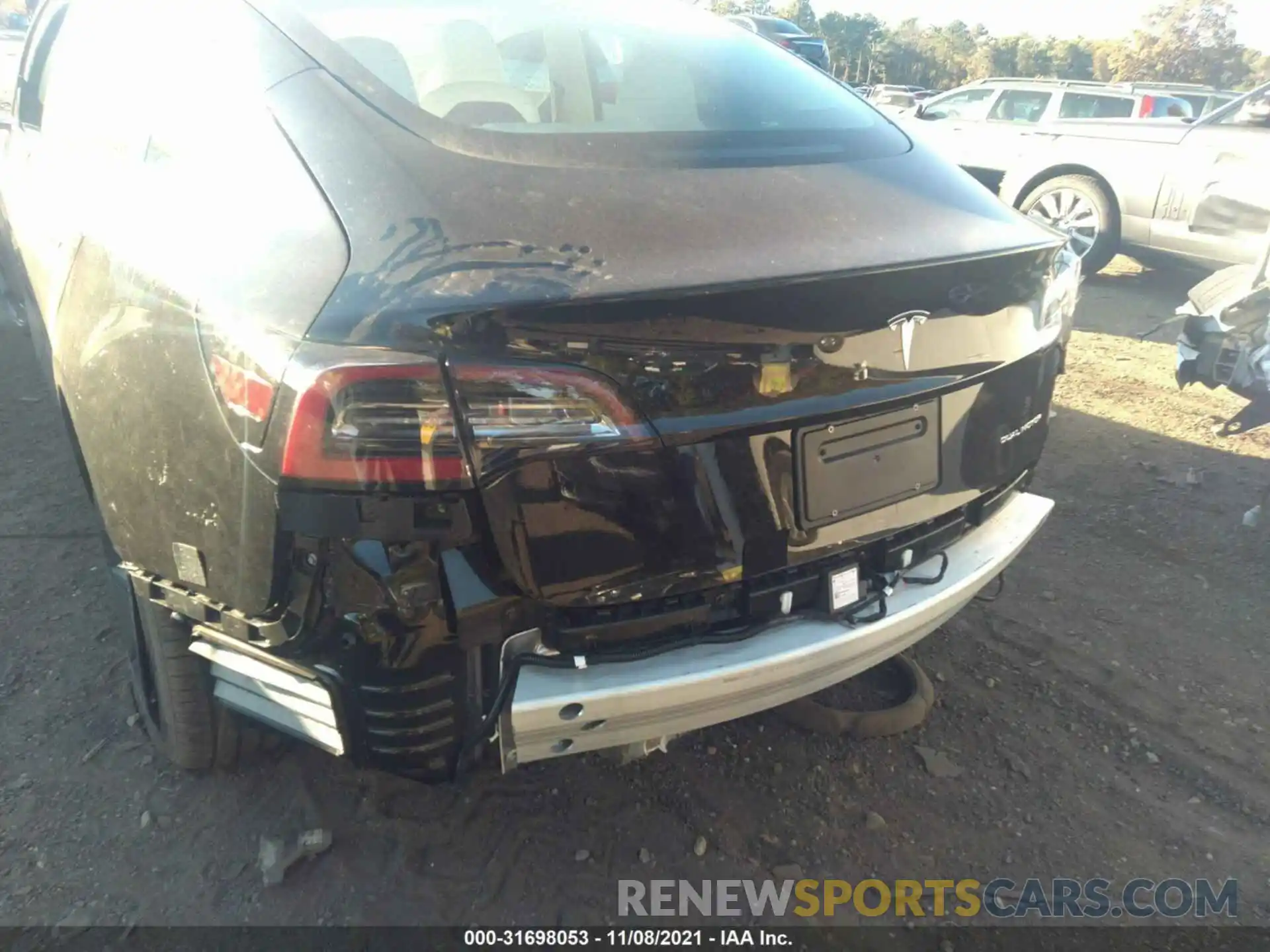 6 Photograph of a damaged car 5YJ3E1EB6MF053002 TESLA MODEL 3 2021