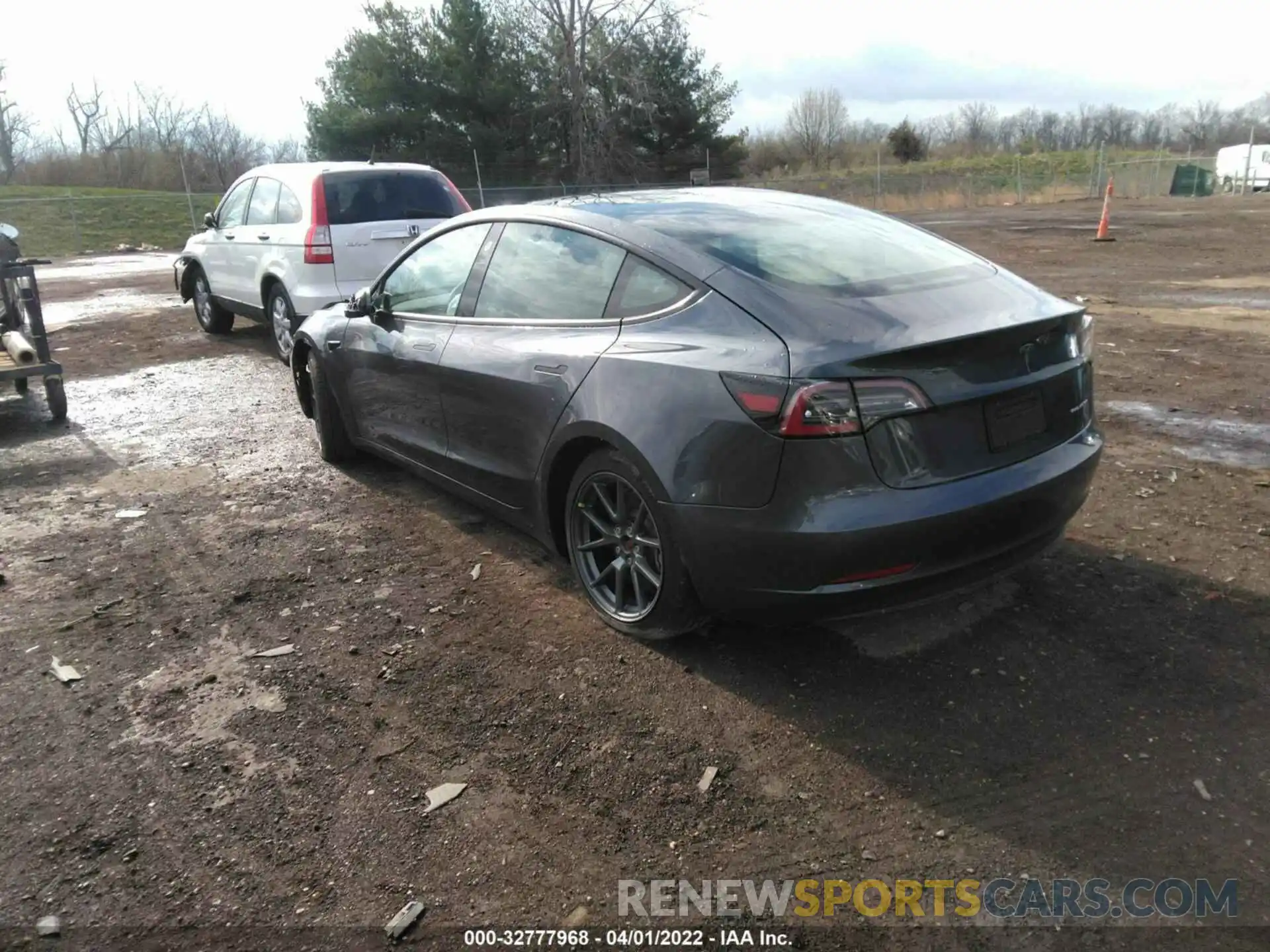 3 Photograph of a damaged car 5YJ3E1EB6MF836739 TESLA MODEL 3 2021