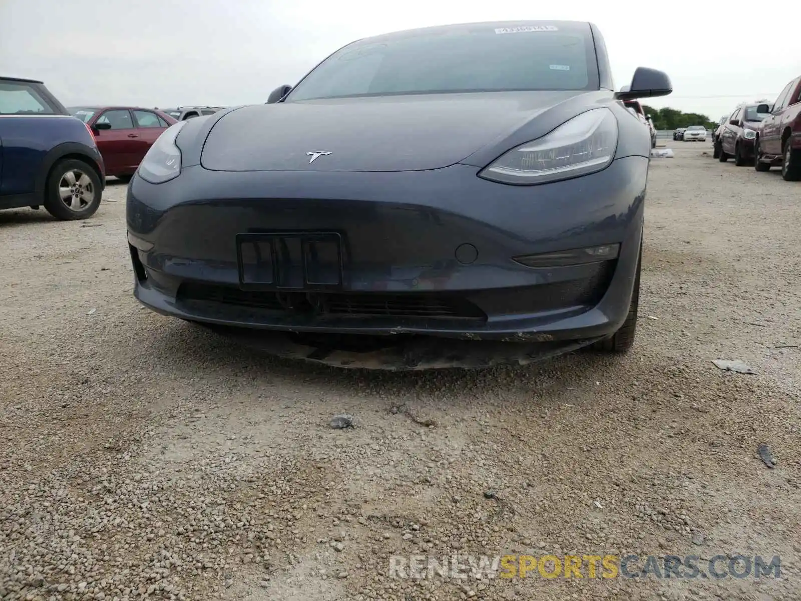 9 Photograph of a damaged car 5YJ3E1EB6MF862628 TESLA MODEL 3 2021