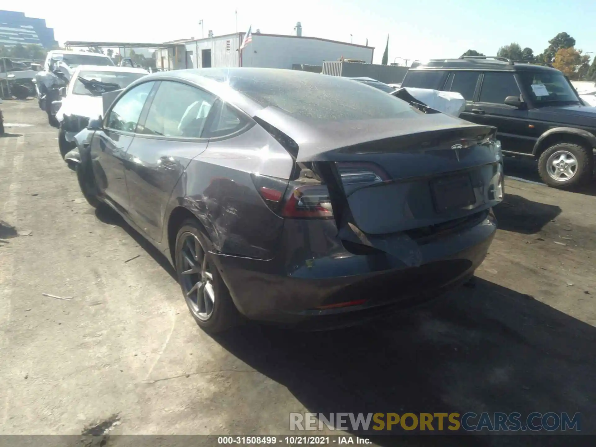 3 Photograph of a damaged car 5YJ3E1EB6MF868512 TESLA MODEL 3 2021