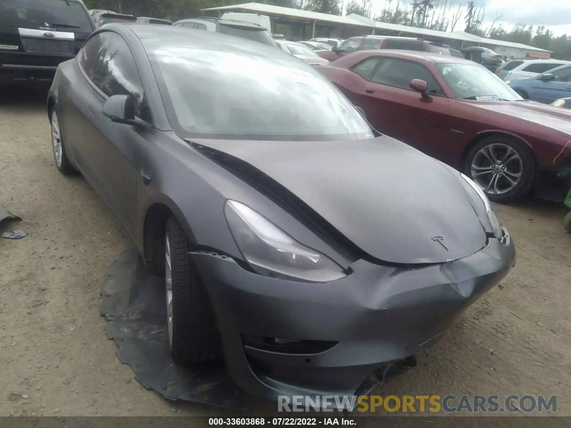 1 Фотография поврежденного автомобиля 5YJ3E1EB6MF996734 TESLA MODEL 3 2021