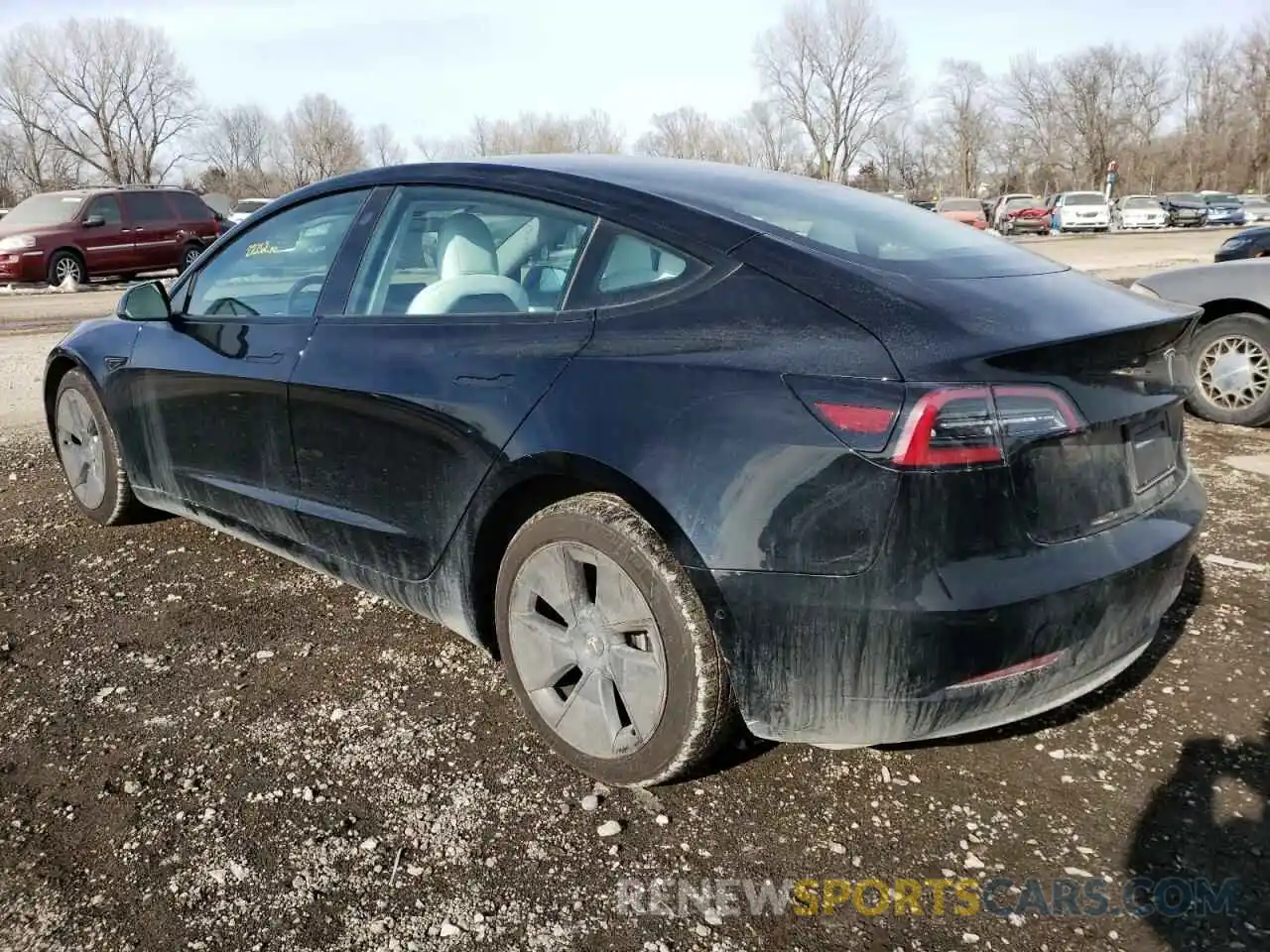 3 Фотография поврежденного автомобиля 5YJ3E1EB7MF013253 TESLA MODEL 3 2021