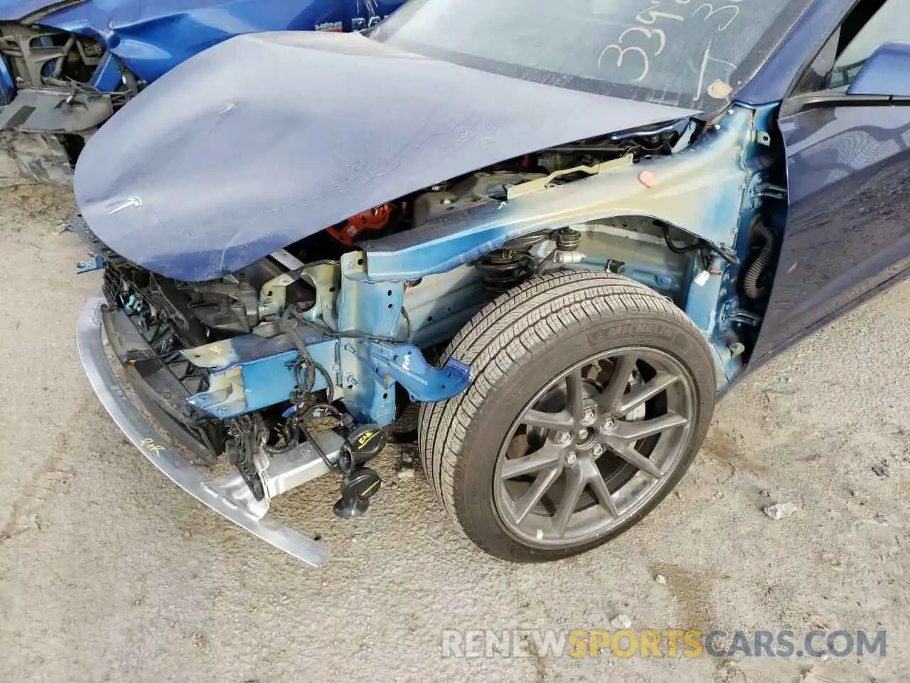 10 Photograph of a damaged car 5YJ3E1EB7MF019439 TESLA MODEL 3 2021