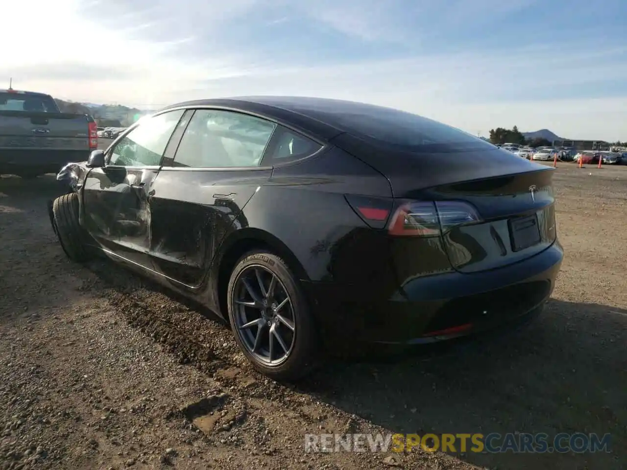 3 Photograph of a damaged car 5YJ3E1EB7MF019652 TESLA MODEL 3 2021