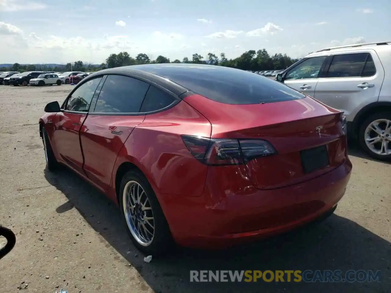 3 Photograph of a damaged car 5YJ3E1EB7MF019778 TESLA MODEL 3 2021