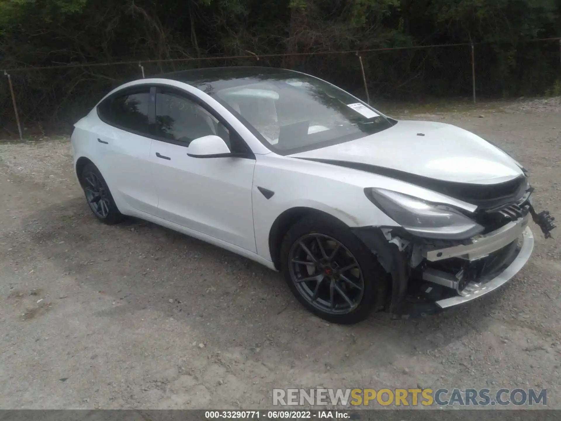 1 Photograph of a damaged car 5YJ3E1EB7MF045796 TESLA MODEL 3 2021