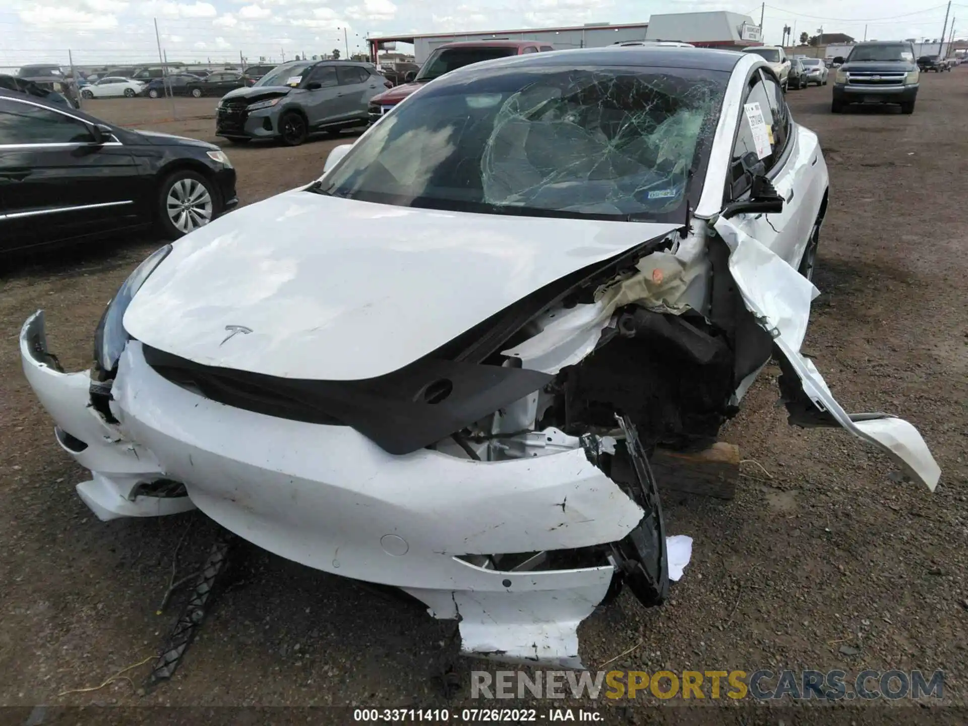 6 Photograph of a damaged car 5YJ3E1EB7MF051551 TESLA MODEL 3 2021