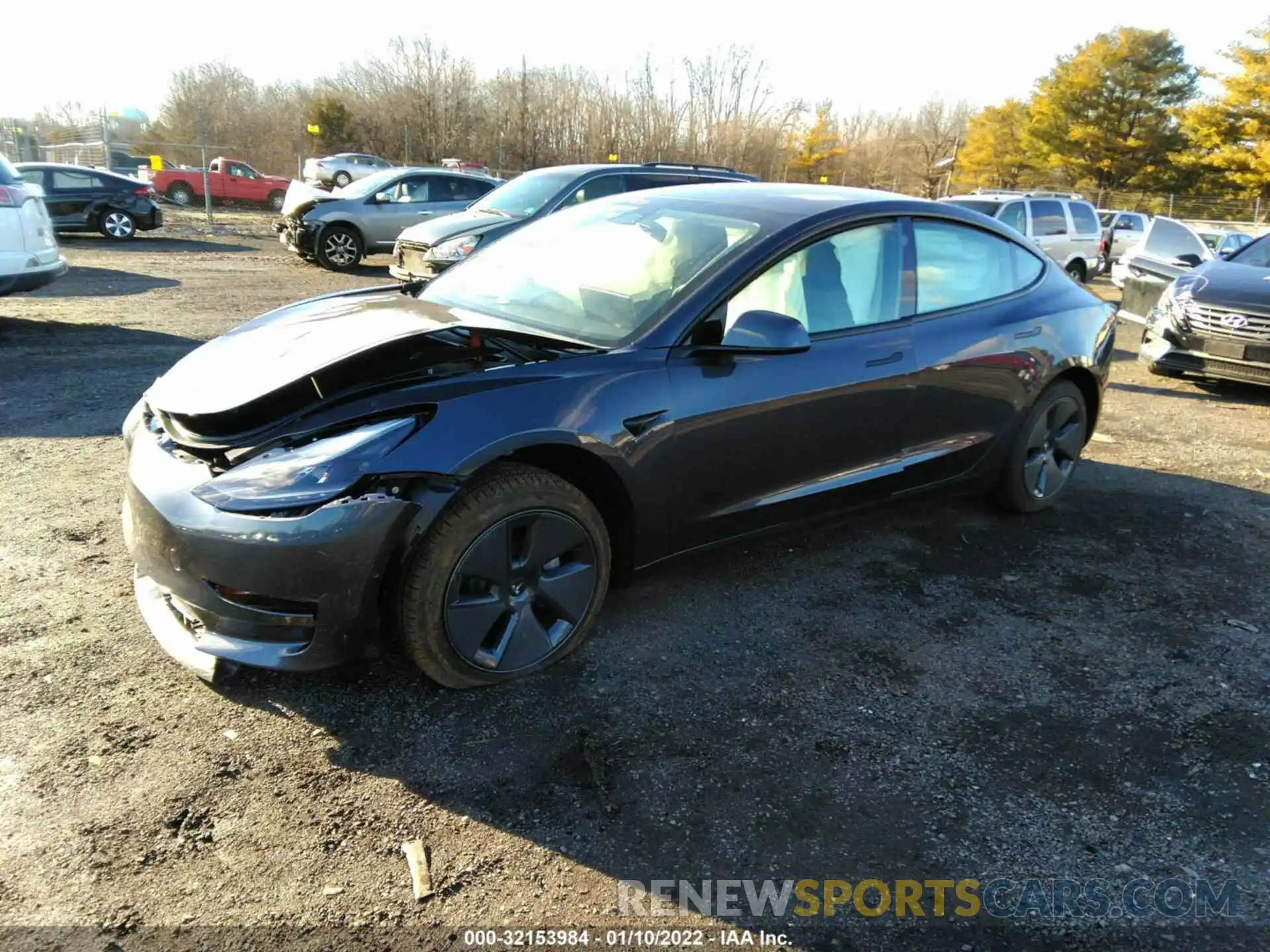 2 Фотография поврежденного автомобиля 5YJ3E1EB7MF054904 TESLA MODEL 3 2021