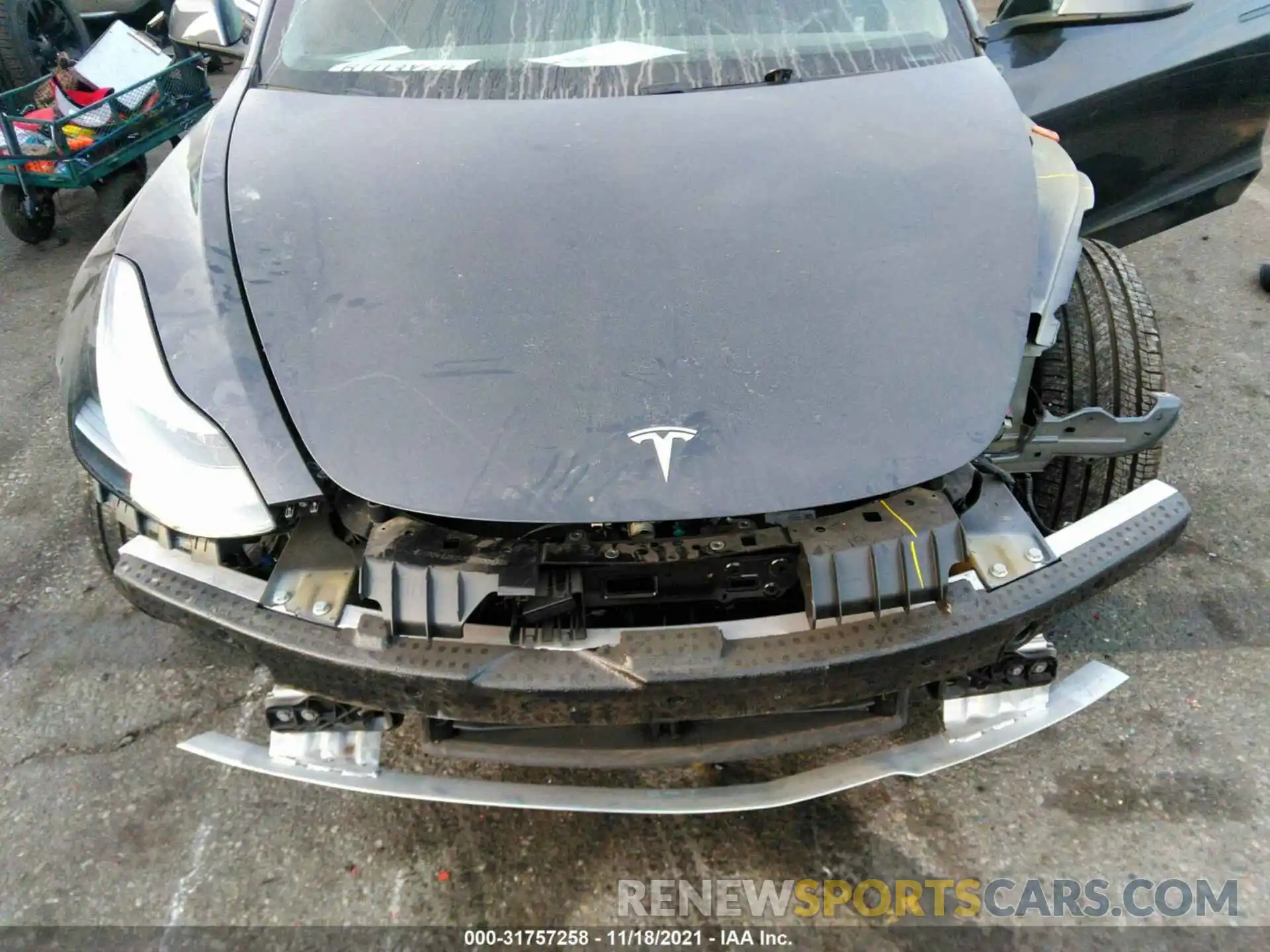 10 Photograph of a damaged car 5YJ3E1EB7MF067426 TESLA MODEL 3 2021