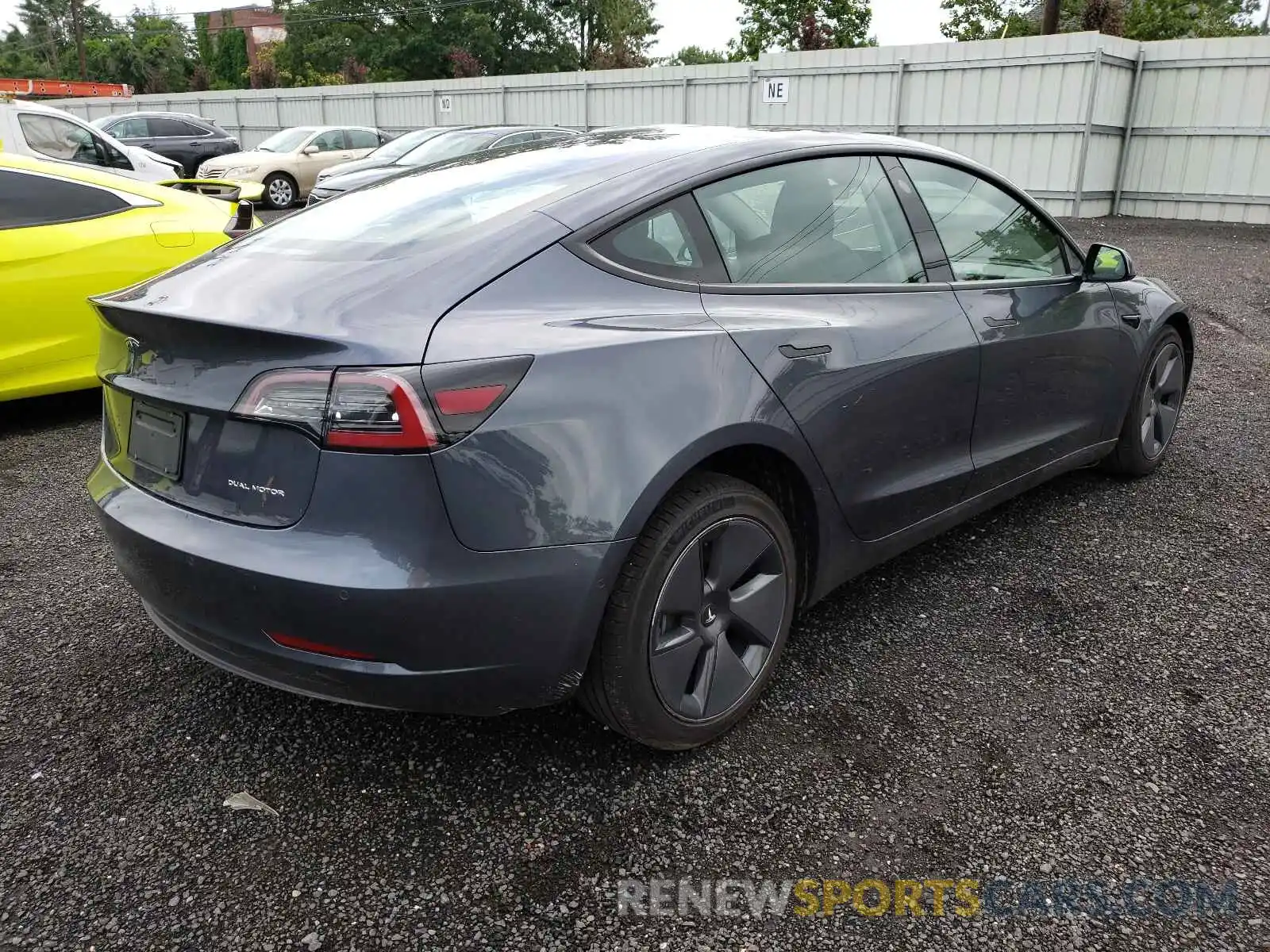 4 Photograph of a damaged car 5YJ3E1EB7MF853212 TESLA MODEL 3 2021