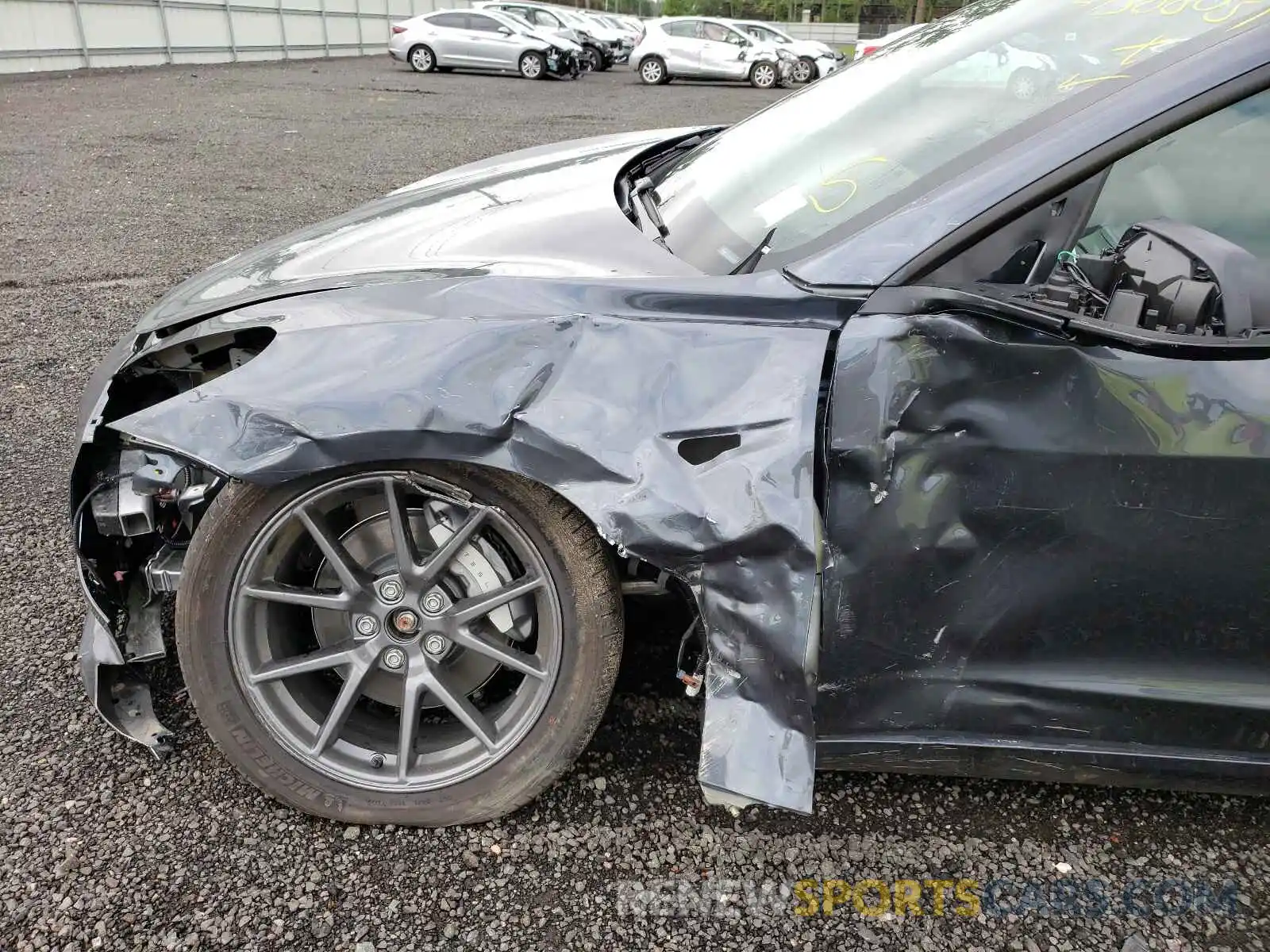 9 Photograph of a damaged car 5YJ3E1EB7MF853212 TESLA MODEL 3 2021