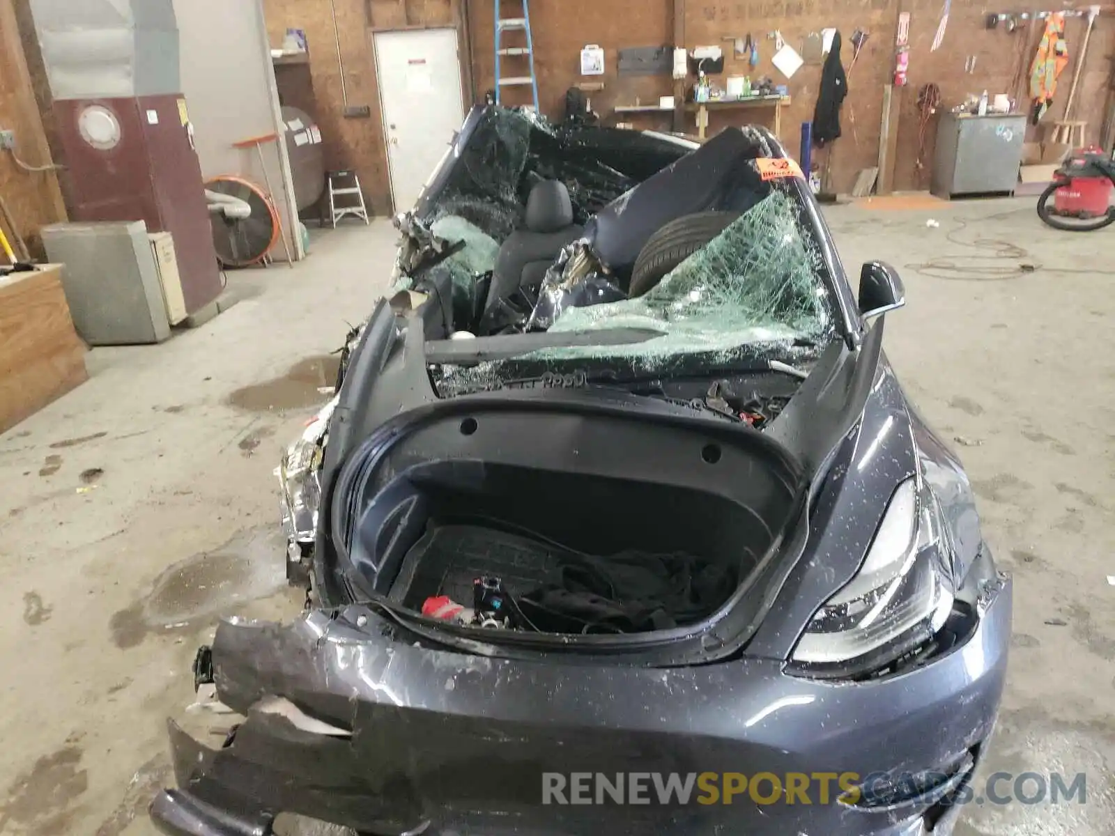 9 Photograph of a damaged car 5YJ3E1EB7MF901940 TESLA MODEL 3 2021