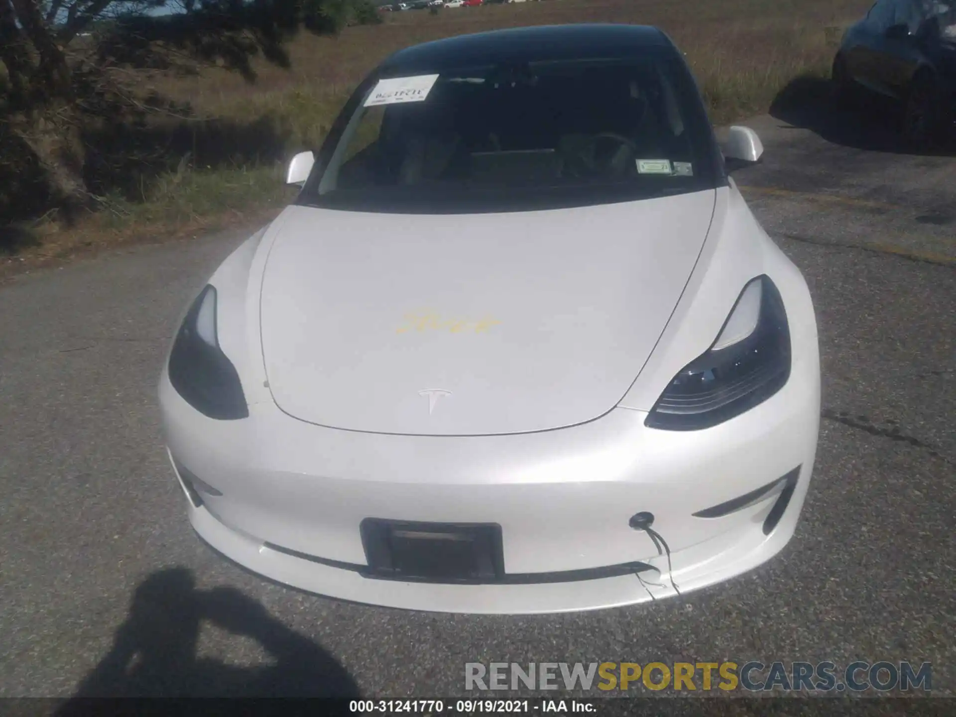 6 Photograph of a damaged car 5YJ3E1EB7MF924795 TESLA MODEL 3 2021