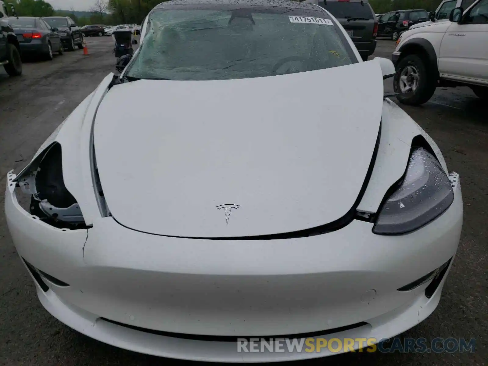 7 Photograph of a damaged car 5YJ3E1EB7MF926661 TESLA MODEL 3 2021