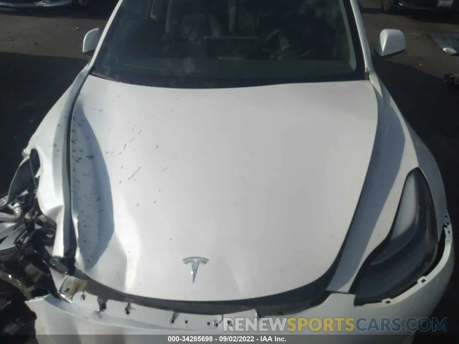 10 Фотография поврежденного автомобиля 5YJ3E1EB7MF936817 TESLA MODEL 3 2021