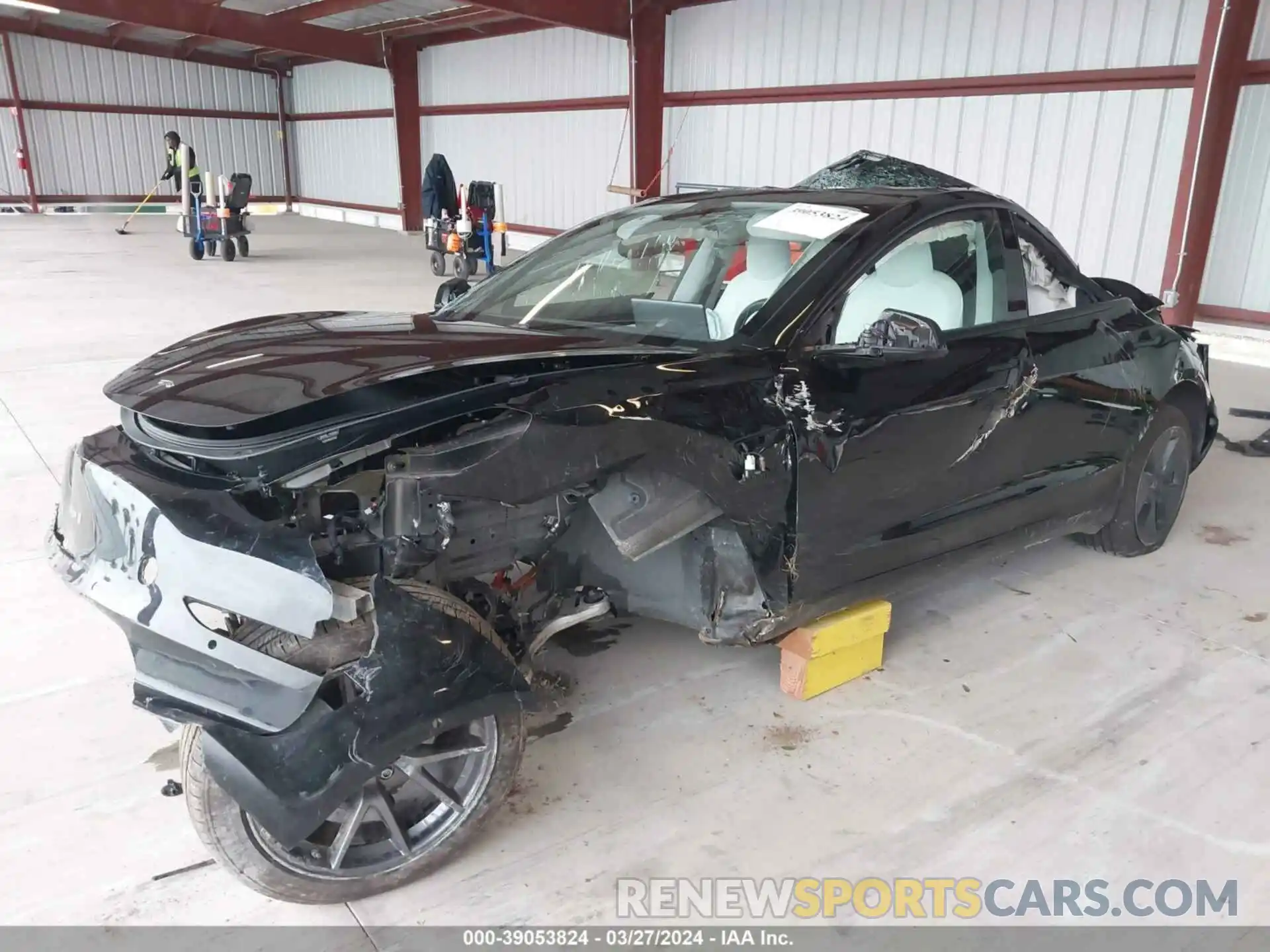 2 Photograph of a damaged car 5YJ3E1EB7MF937479 TESLA MODEL 3 2021