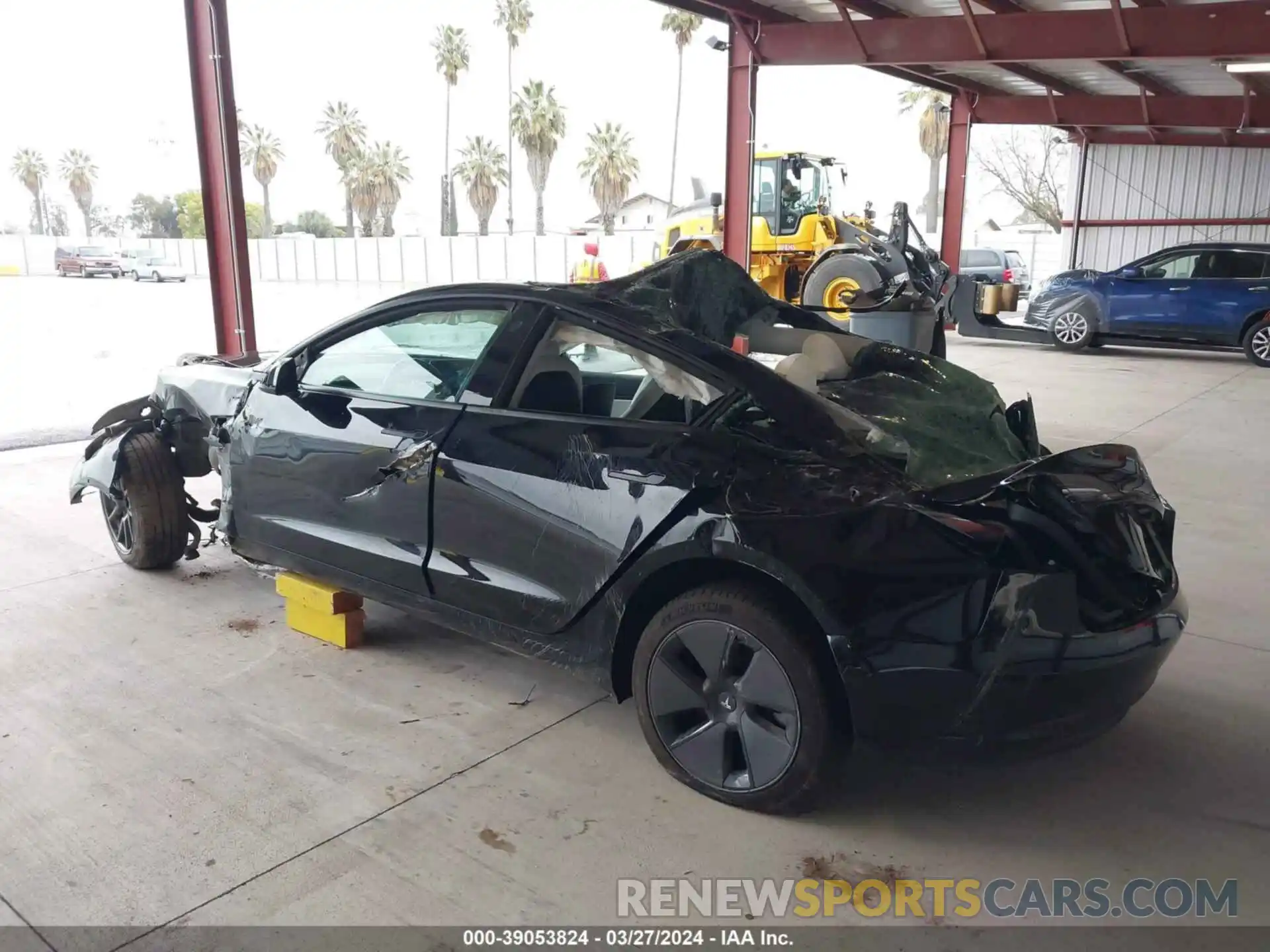 3 Photograph of a damaged car 5YJ3E1EB7MF937479 TESLA MODEL 3 2021