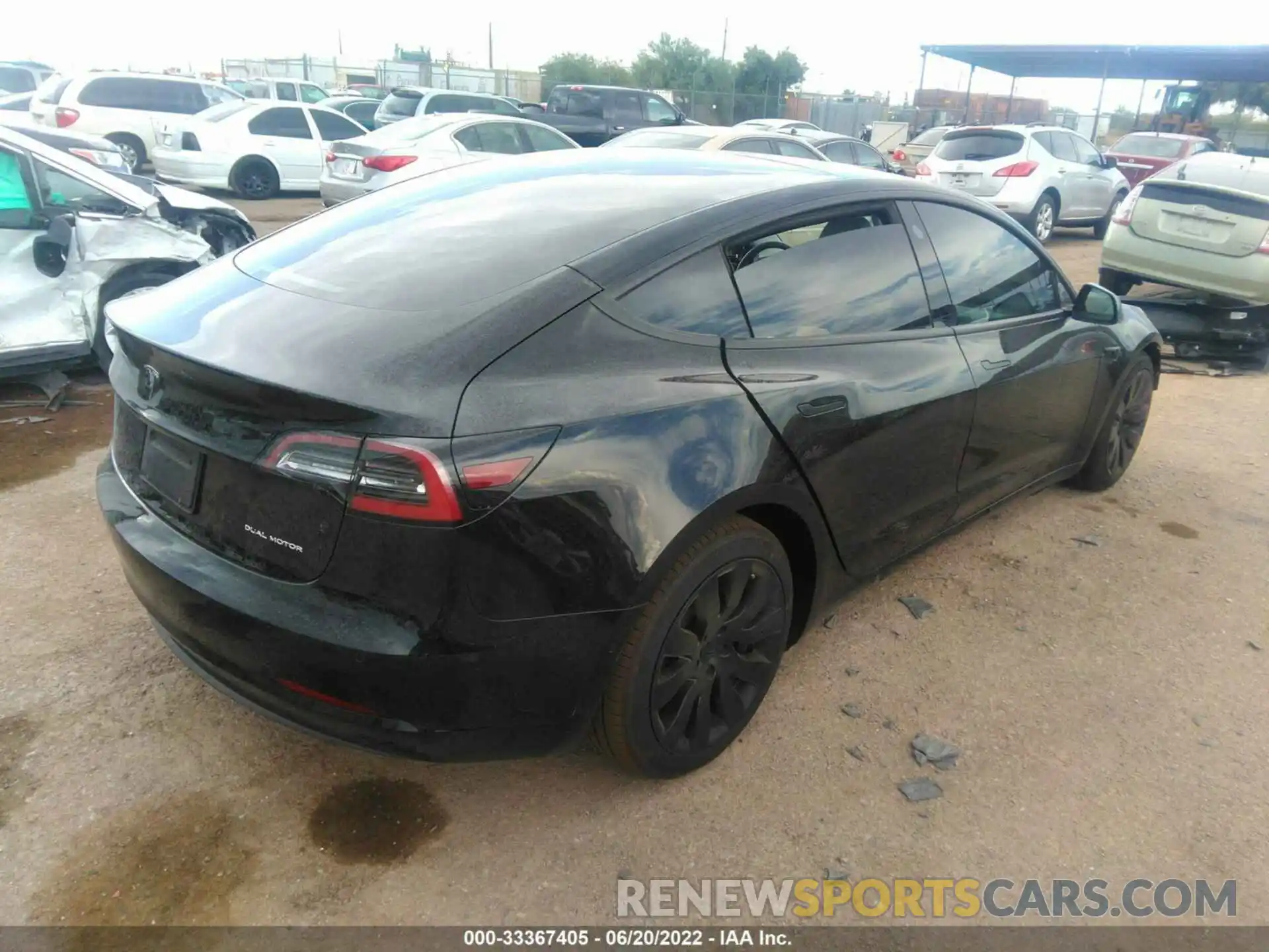 4 Photograph of a damaged car 5YJ3E1EB7MF937501 TESLA MODEL 3 2021