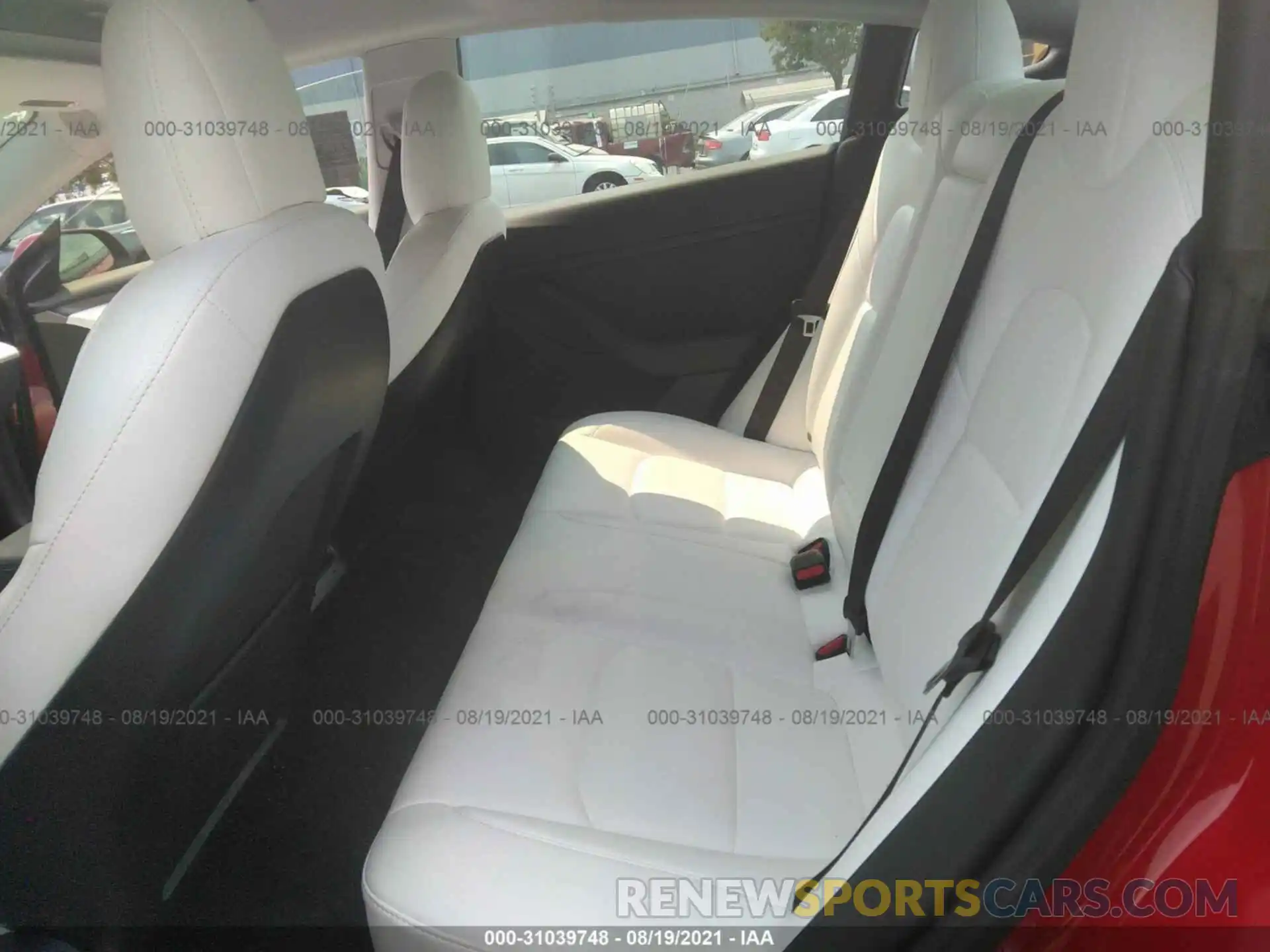 8 Photograph of a damaged car 5YJ3E1EB7MF975388 TESLA MODEL 3 2021