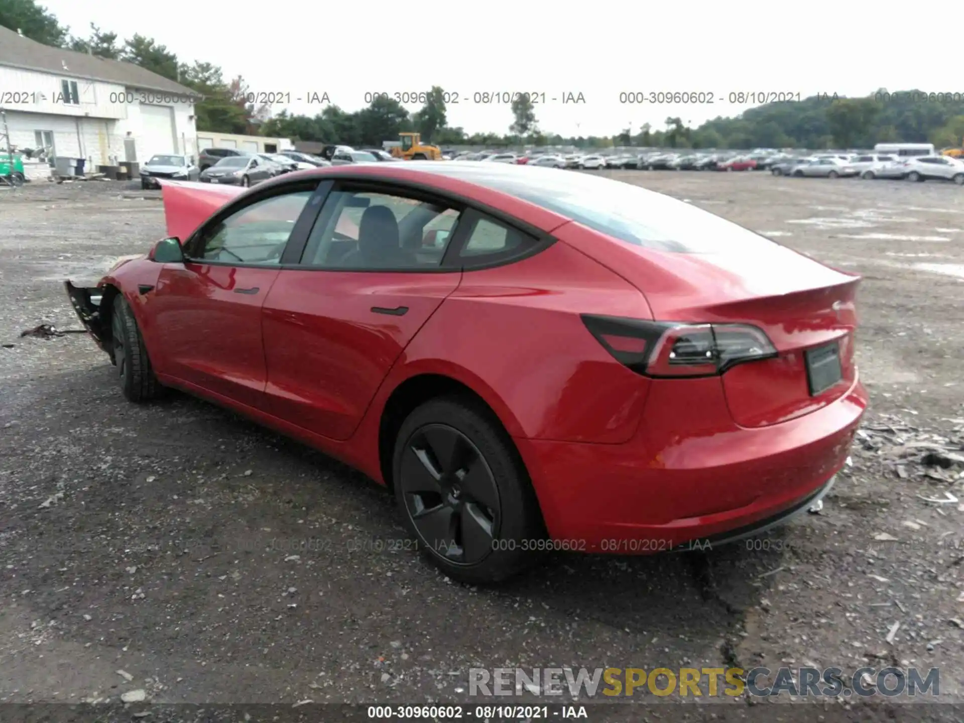 3 Photograph of a damaged car 5YJ3E1EB7MF979764 TESLA MODEL 3 2021