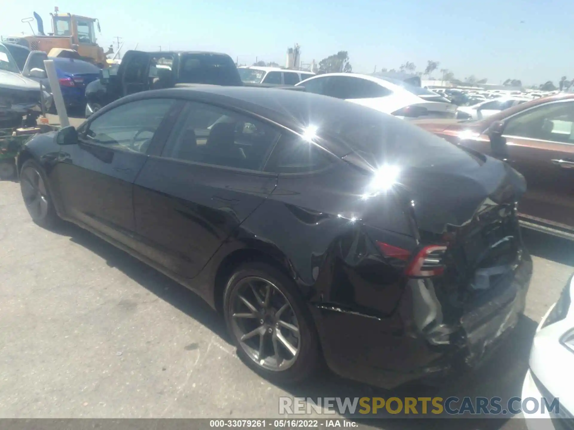 3 Photograph of a damaged car 5YJ3E1EB8MF014783 TESLA MODEL 3 2021