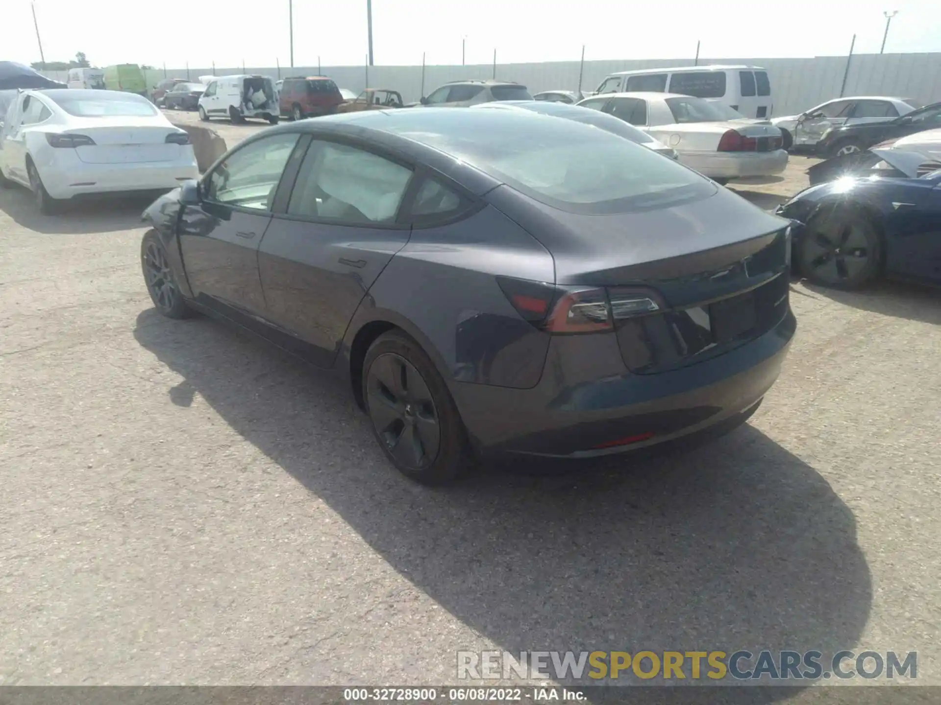 3 Photograph of a damaged car 5YJ3E1EB8MF088110 TESLA MODEL 3 2021