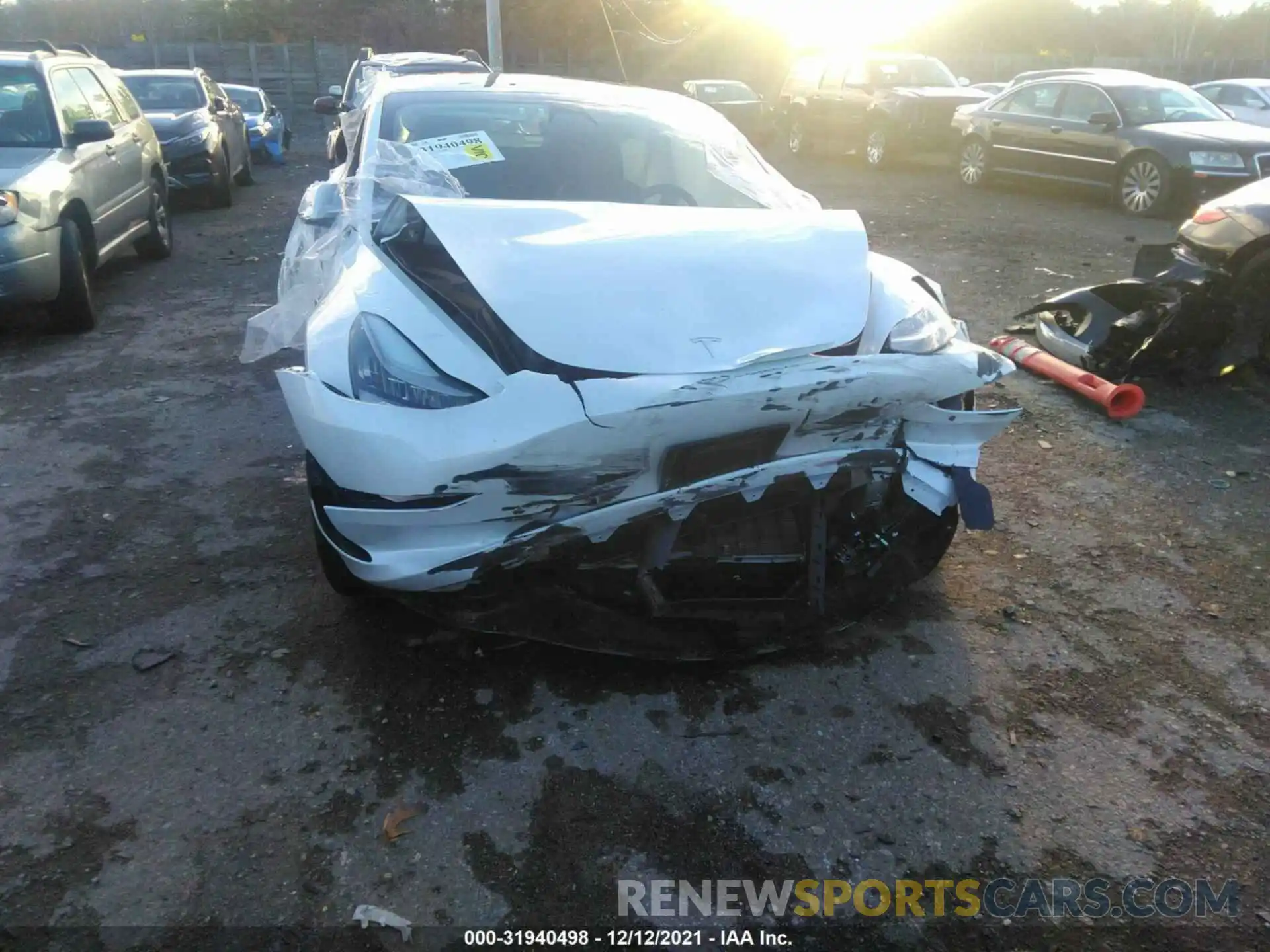 6 Photograph of a damaged car 5YJ3E1EB8MF849413 TESLA MODEL 3 2021