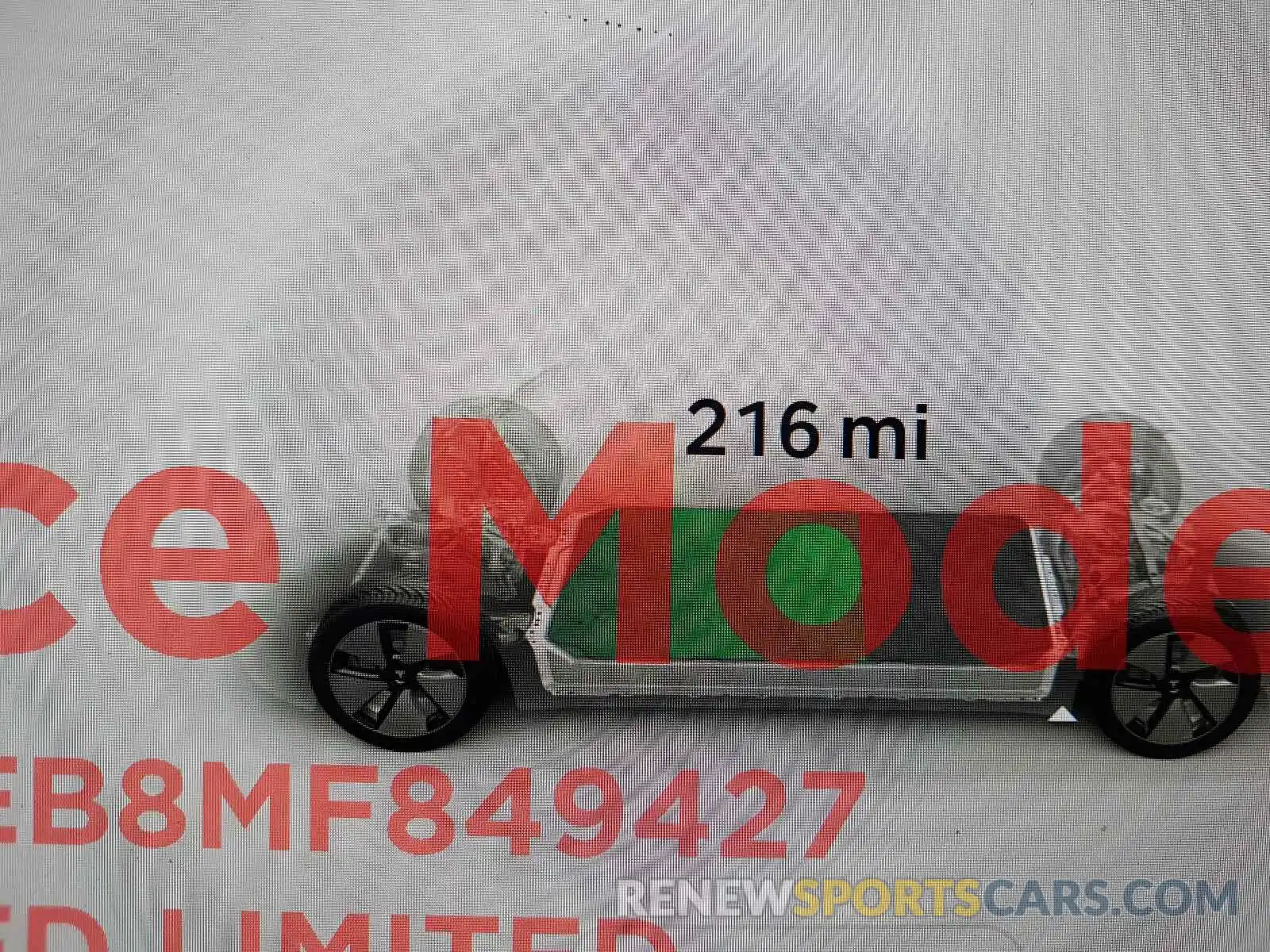 8 Photograph of a damaged car 5YJ3E1EB8MF849427 TESLA MODEL 3 2021