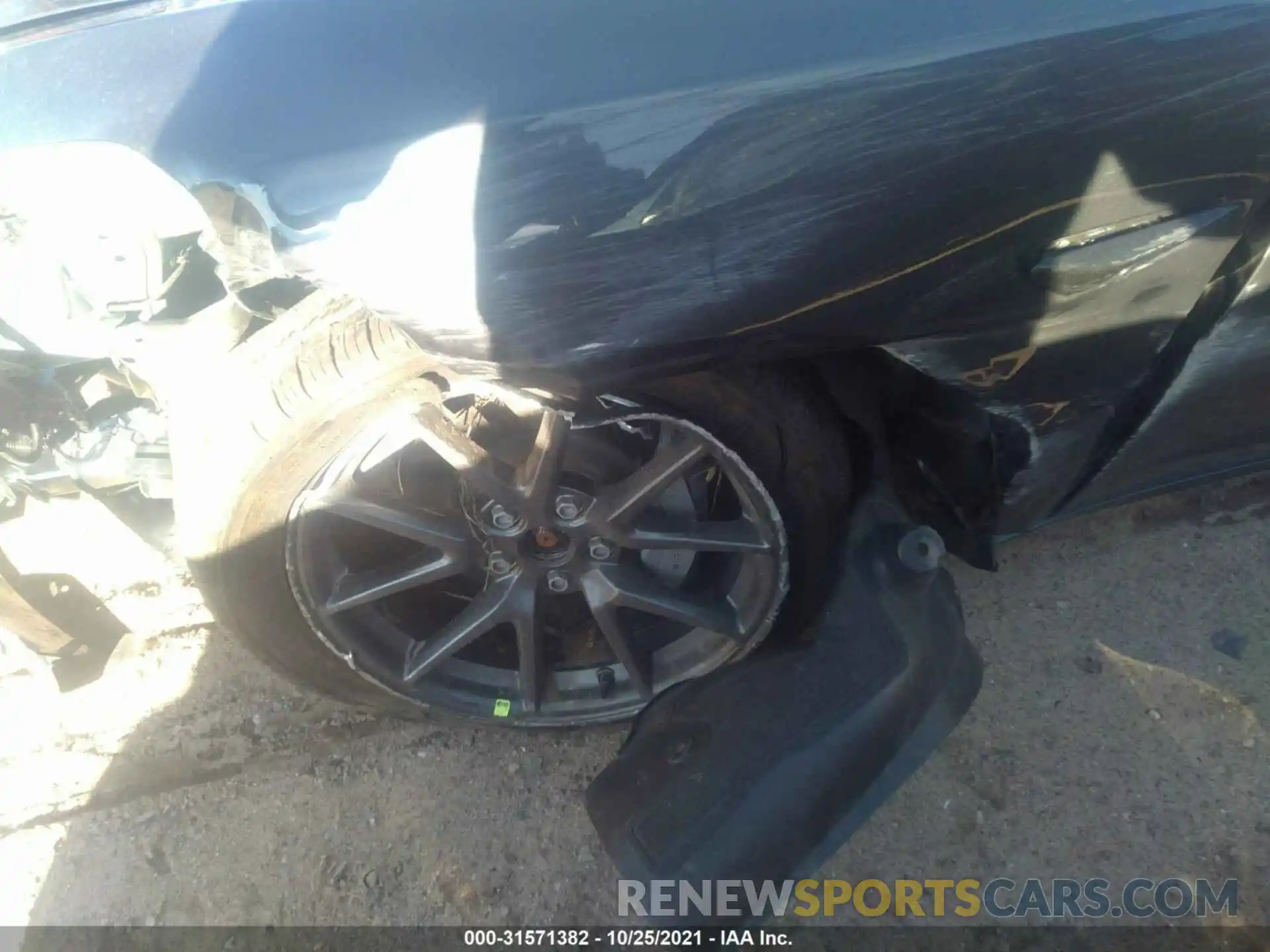 12 Photograph of a damaged car 5YJ3E1EB8MF852666 TESLA MODEL 3 2021