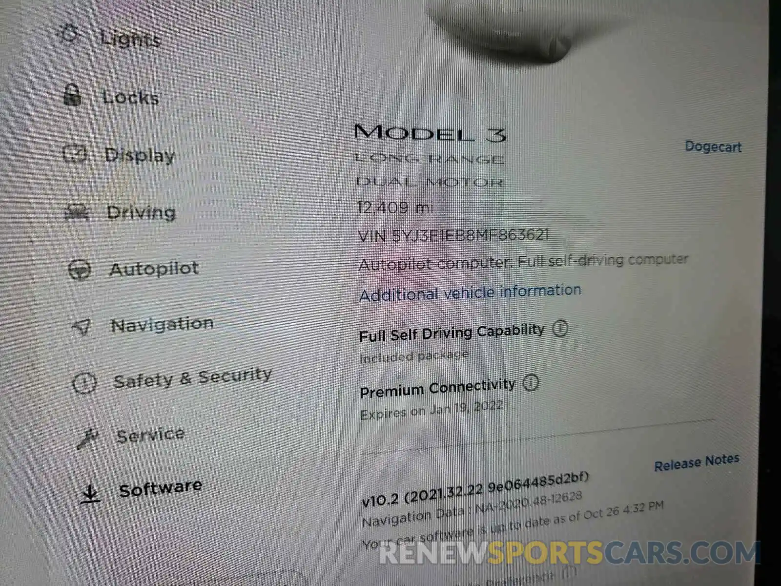 8 Photograph of a damaged car 5YJ3E1EB8MF863621 TESLA MODEL 3 2021