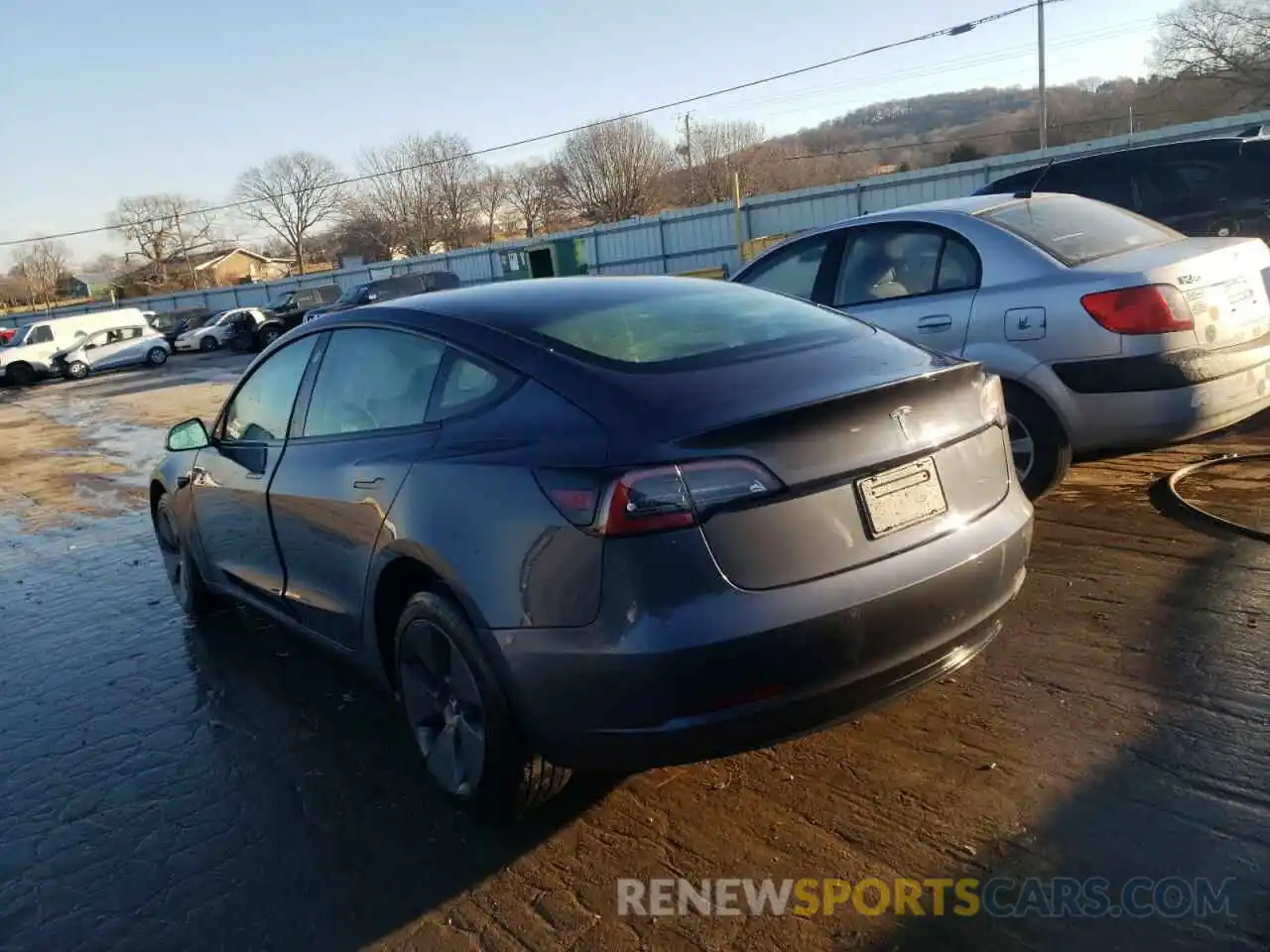 3 Photograph of a damaged car 5YJ3E1EB8MF874649 TESLA MODEL 3 2021