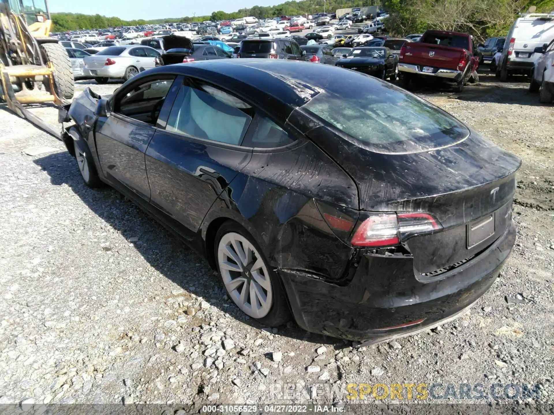 3 Photograph of a damaged car 5YJ3E1EB8MF924188 TESLA MODEL 3 2021