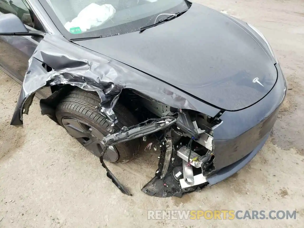 9 Photograph of a damaged car 5YJ3E1EB8MF981281 TESLA MODEL 3 2021