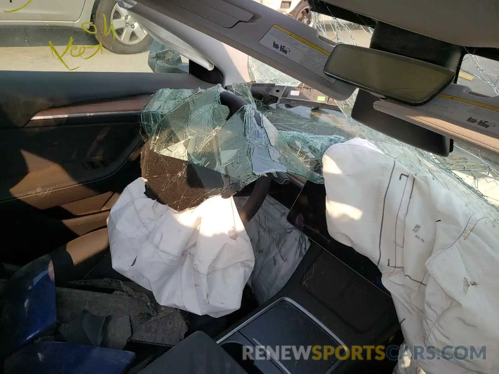 9 Photograph of a damaged car 5YJ3E1EB8MF990076 TESLA MODEL 3 2021