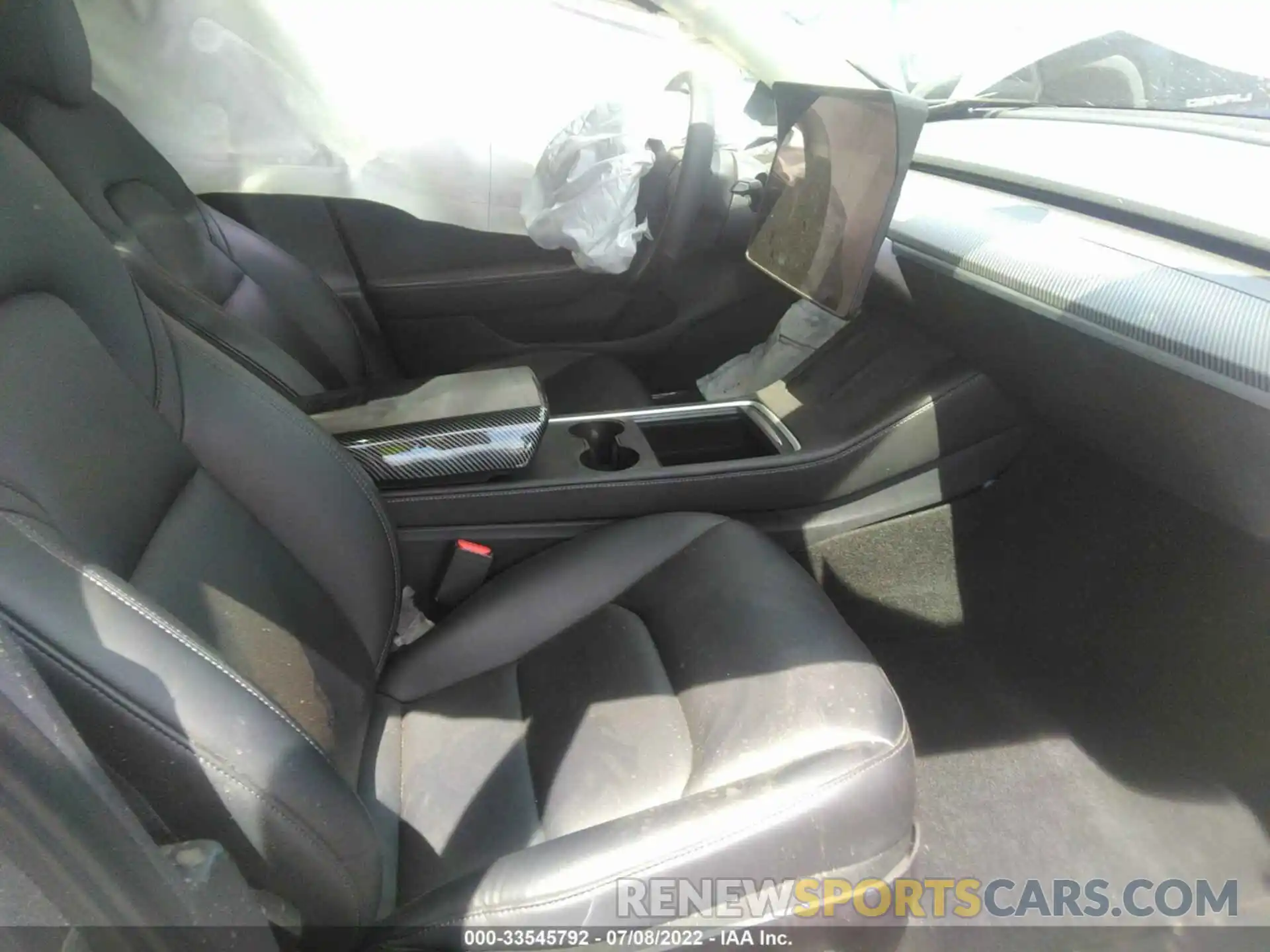 5 Photograph of a damaged car 5YJ3E1EB9MF003663 TESLA MODEL 3 2021